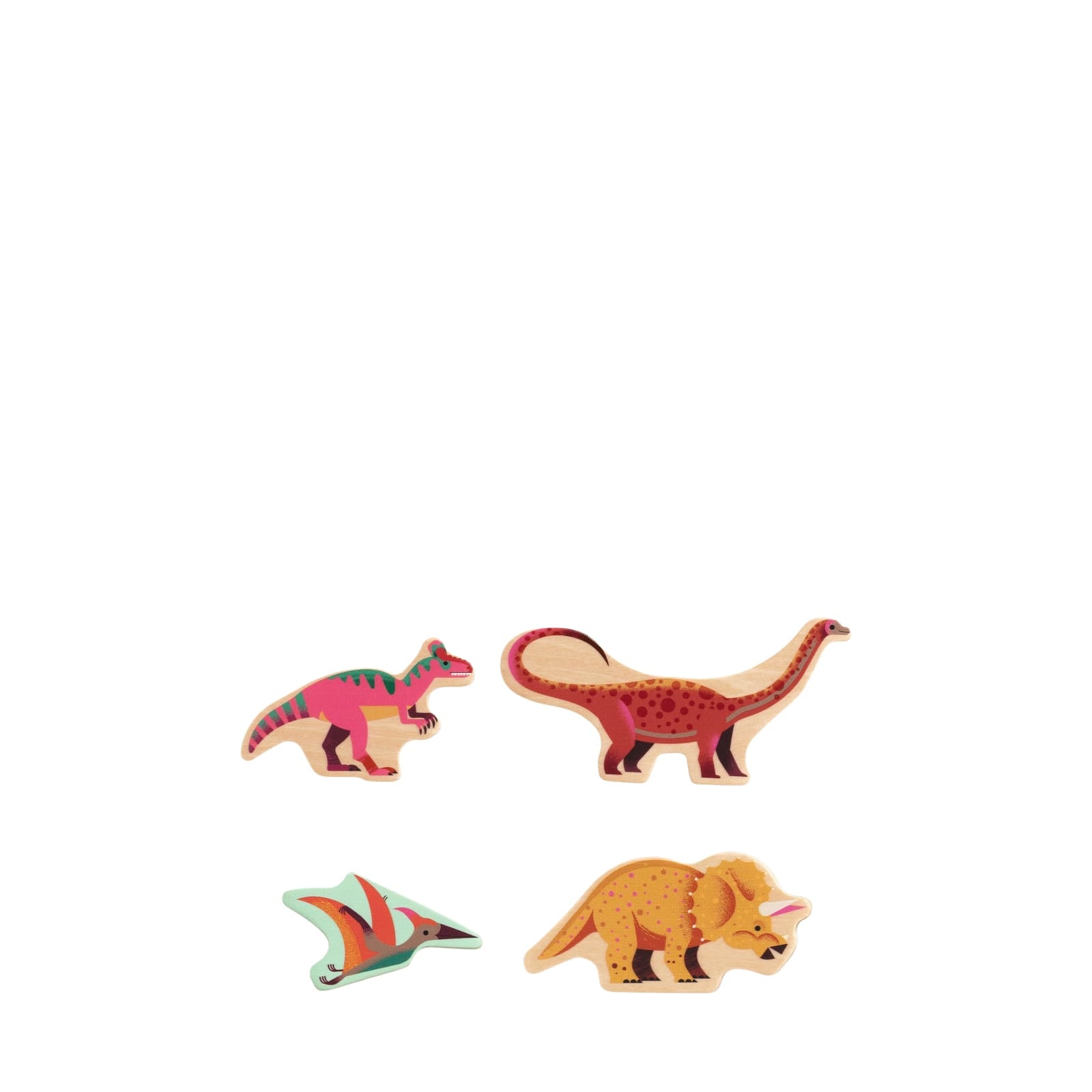 Wooden 22 Piece Puzzle Board - Dinosaurs