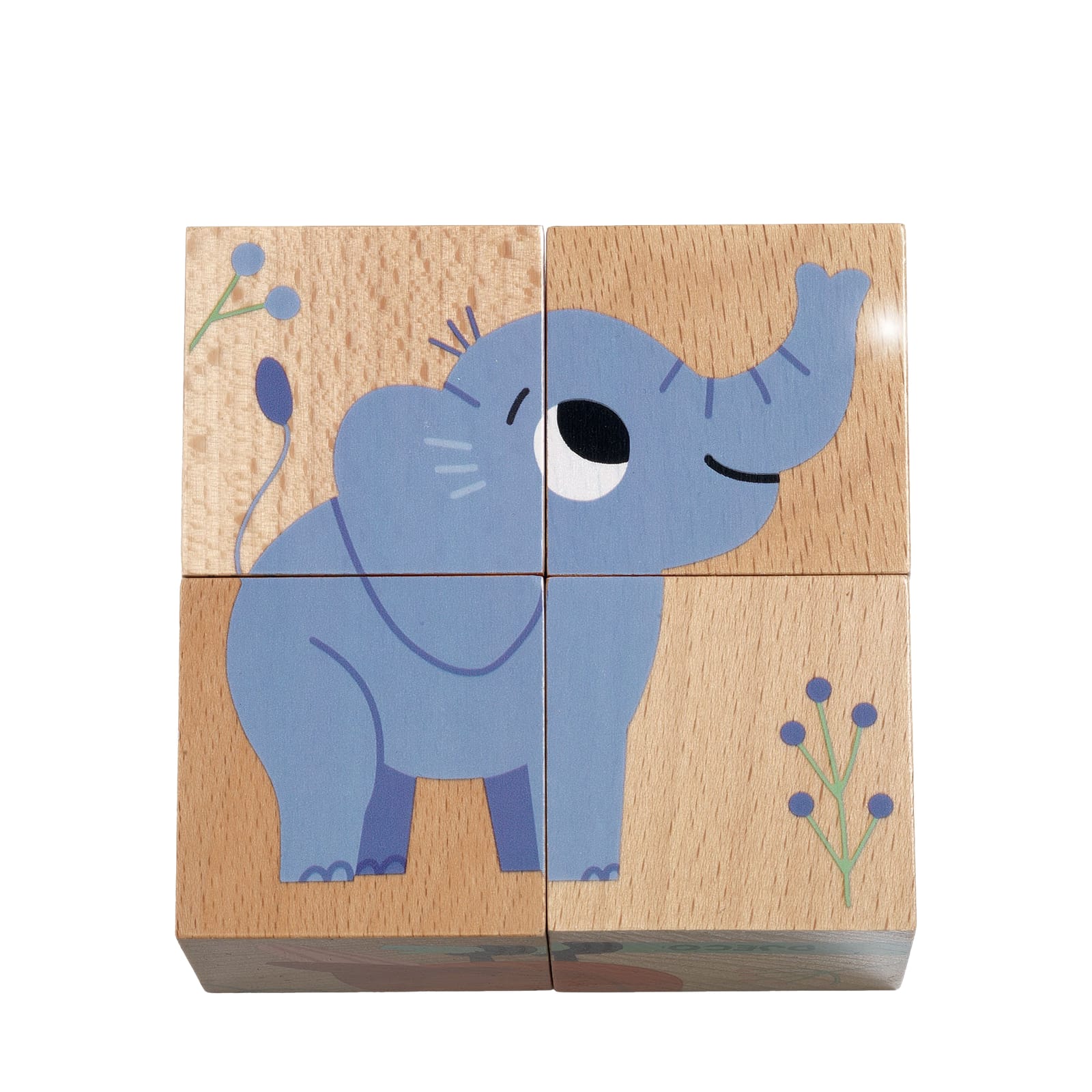 Wooden Blocks Puzzle - Wild Animals