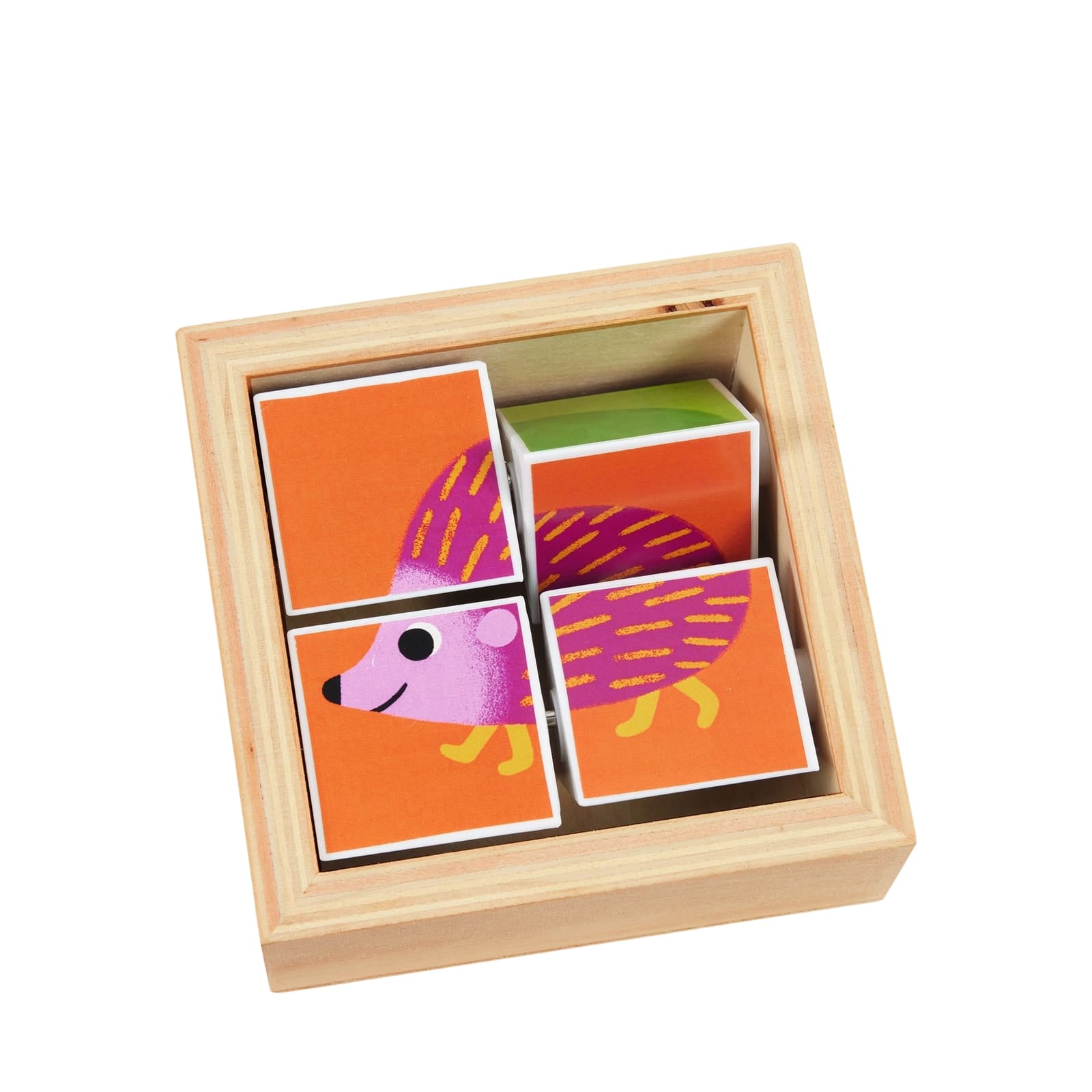 Wooden Blocks Puzzle - Small Animals
