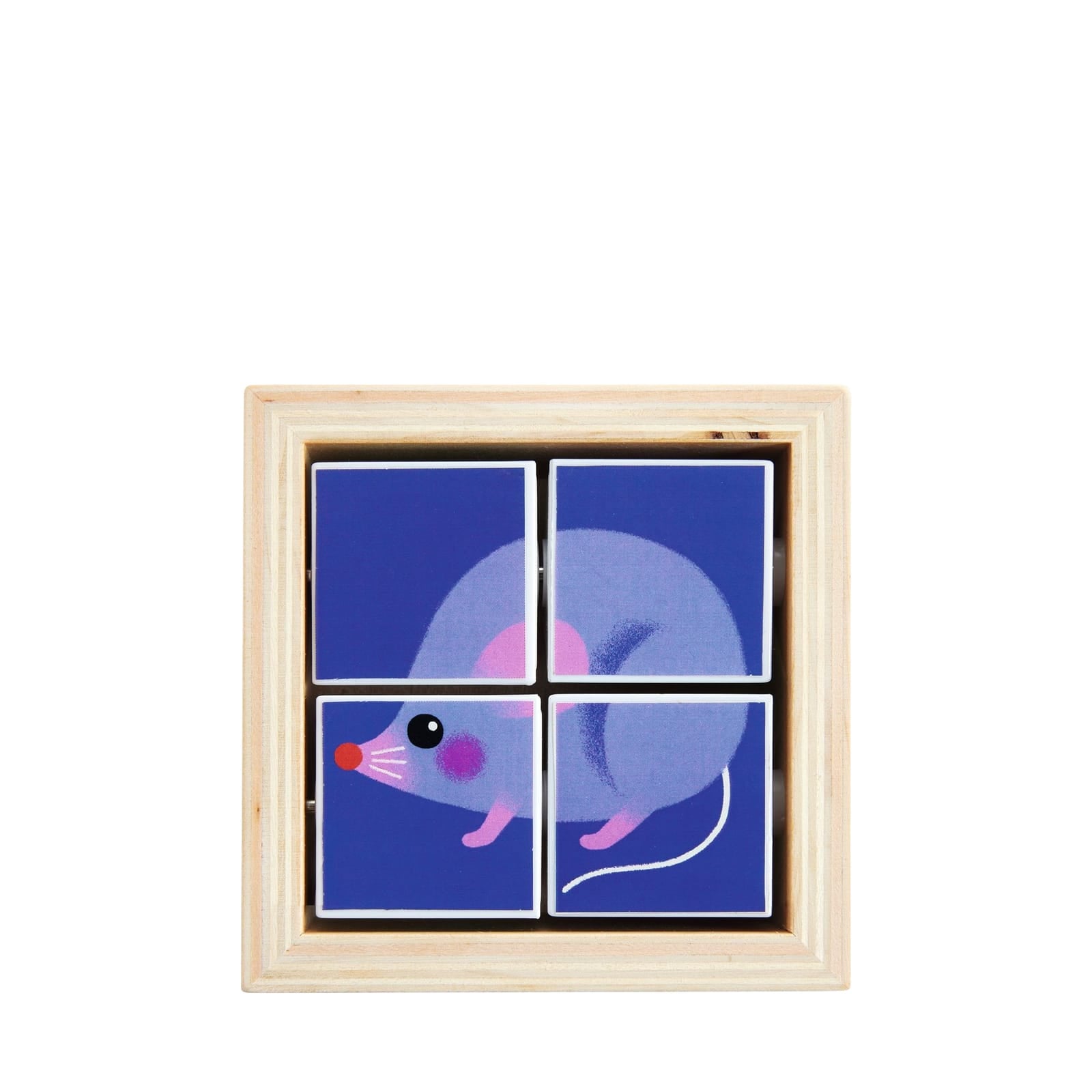 Wooden Blocks Puzzle - Small Animals