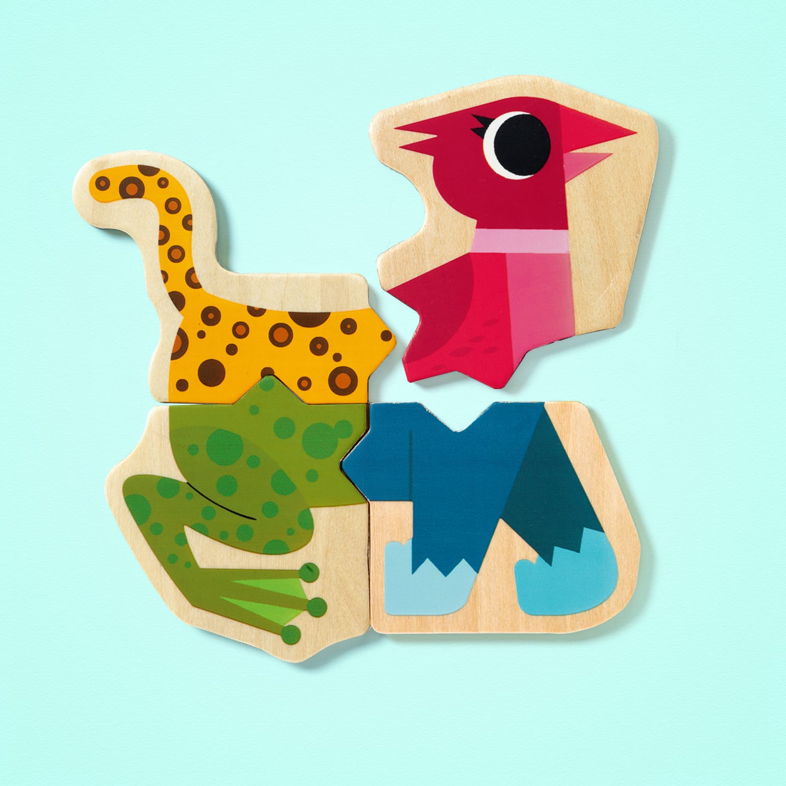 24 Magnetic Pieces - Mix Animals