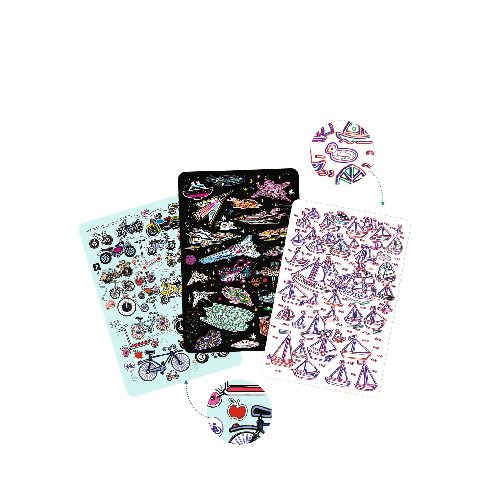 Card Game Find The Odd One Out - Travel