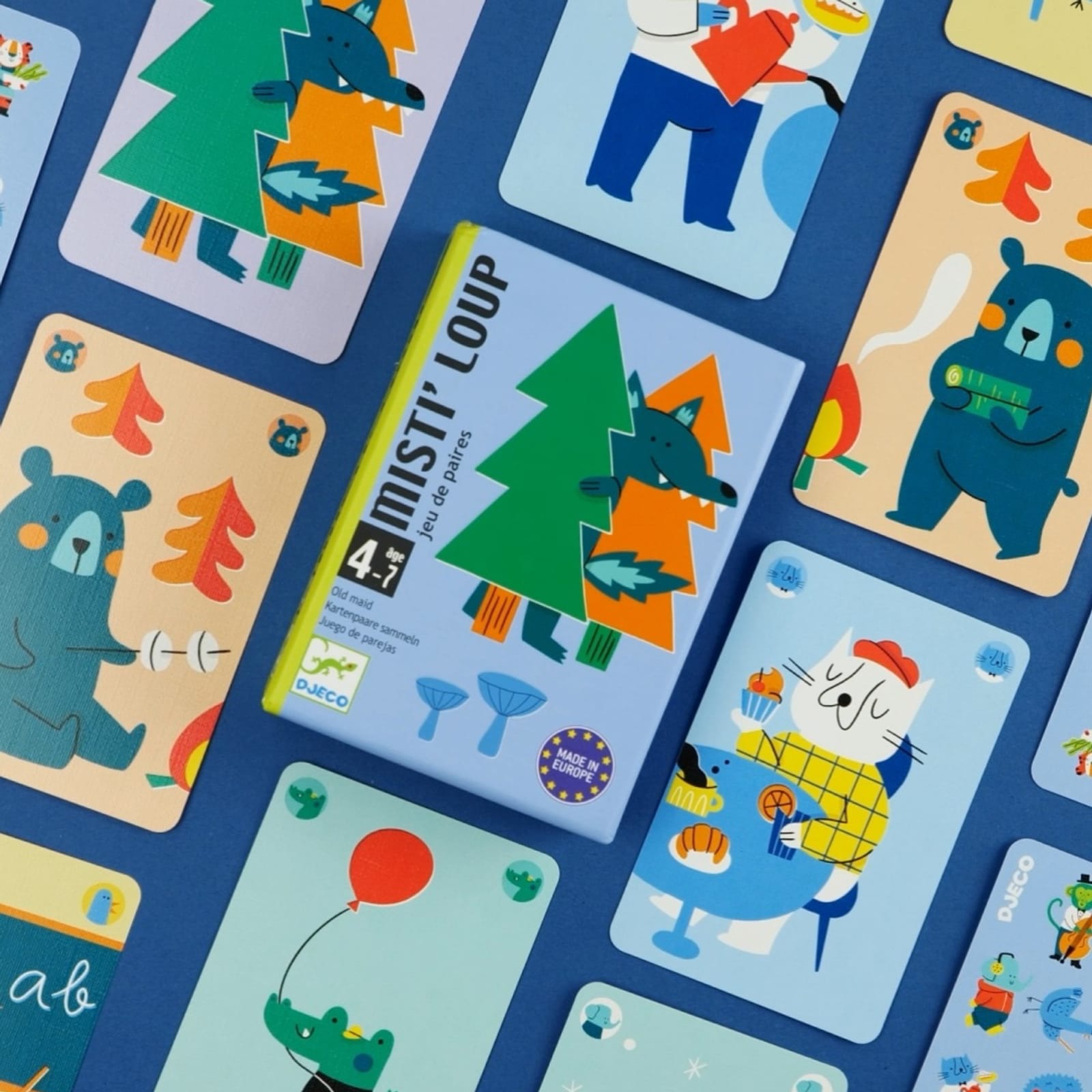 Matching Pairs Card Game - Animals