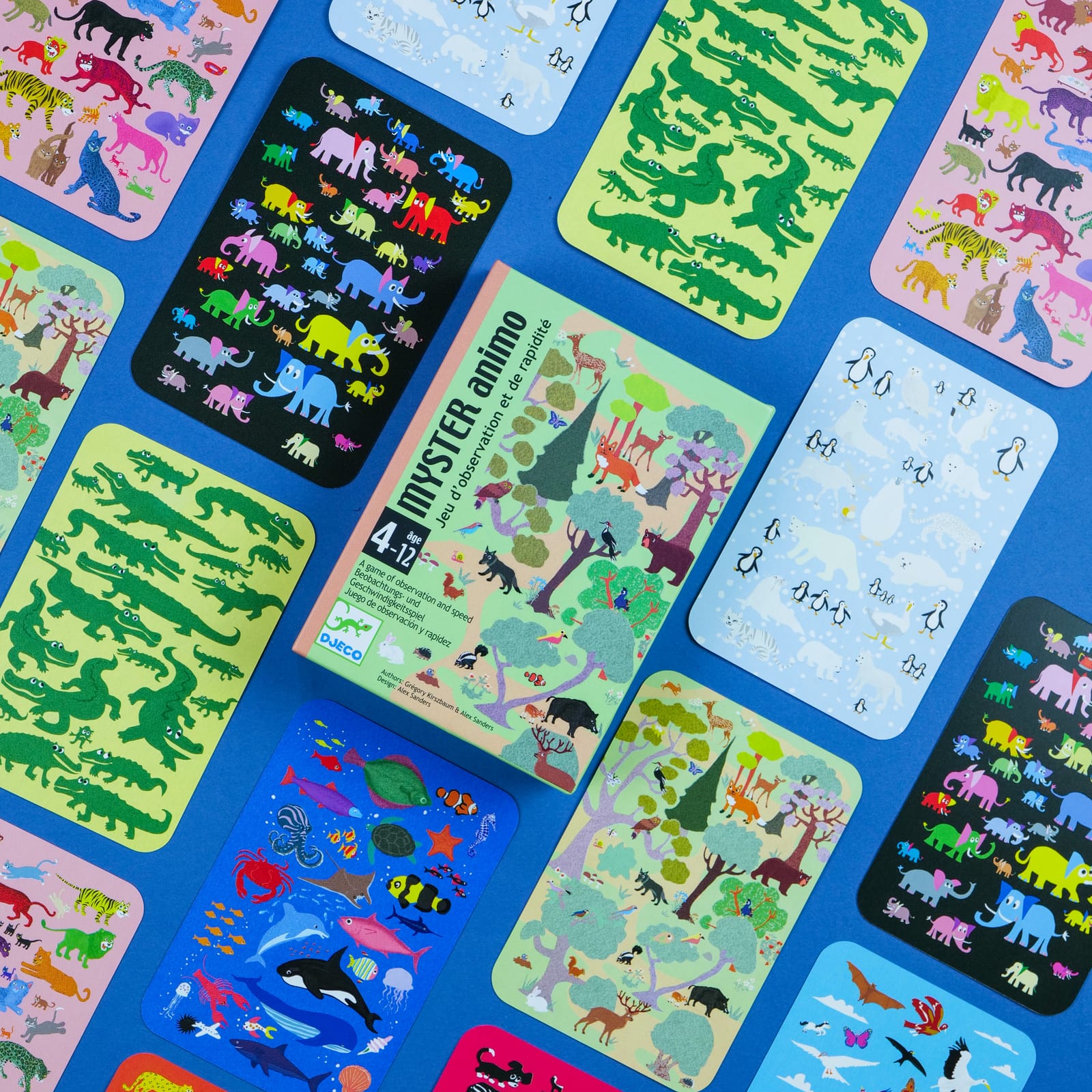 Card Game Find The Odd One Out - Animals