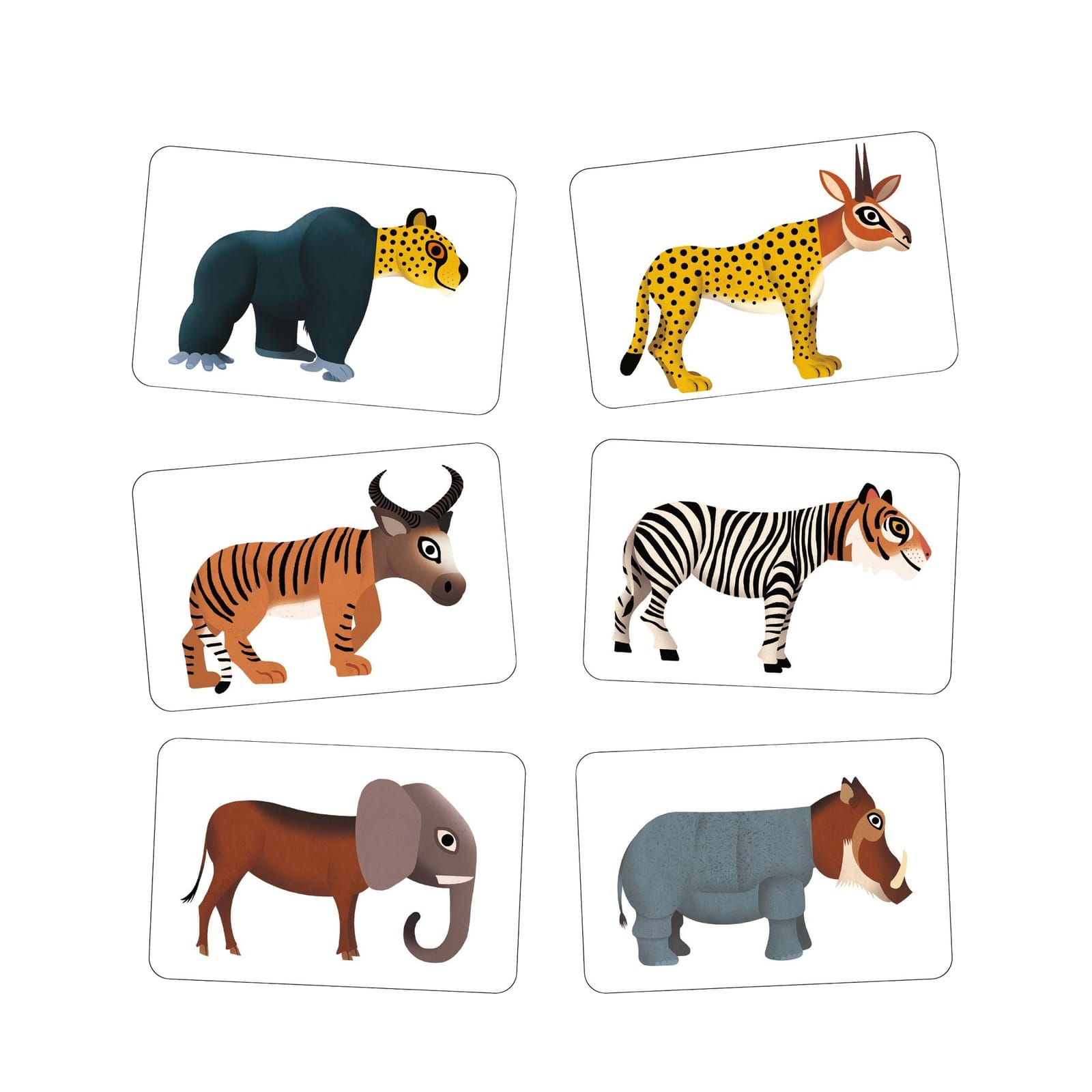 Card Game - Reconstruct Animals