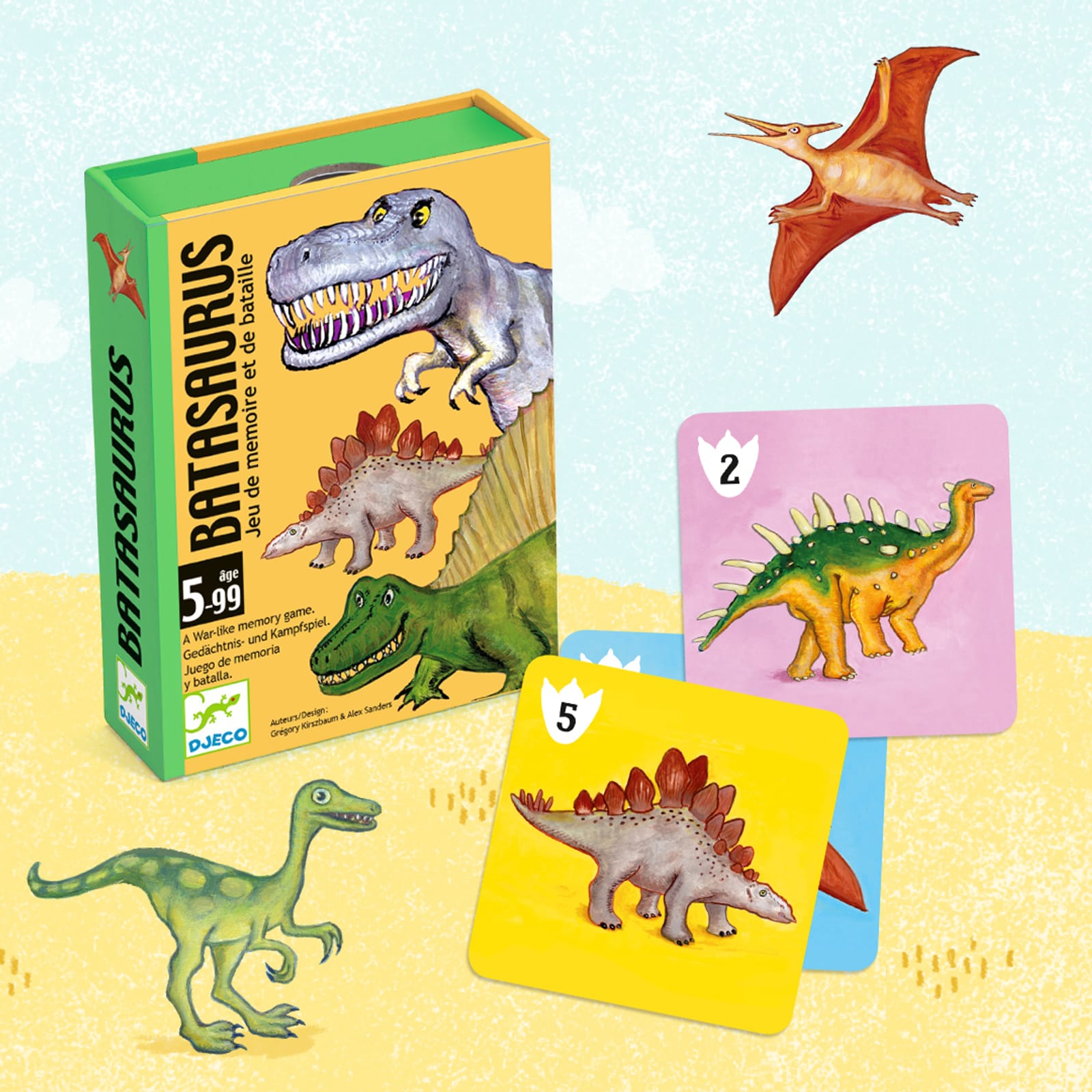 Battle Card Game - Memory Batasaurus