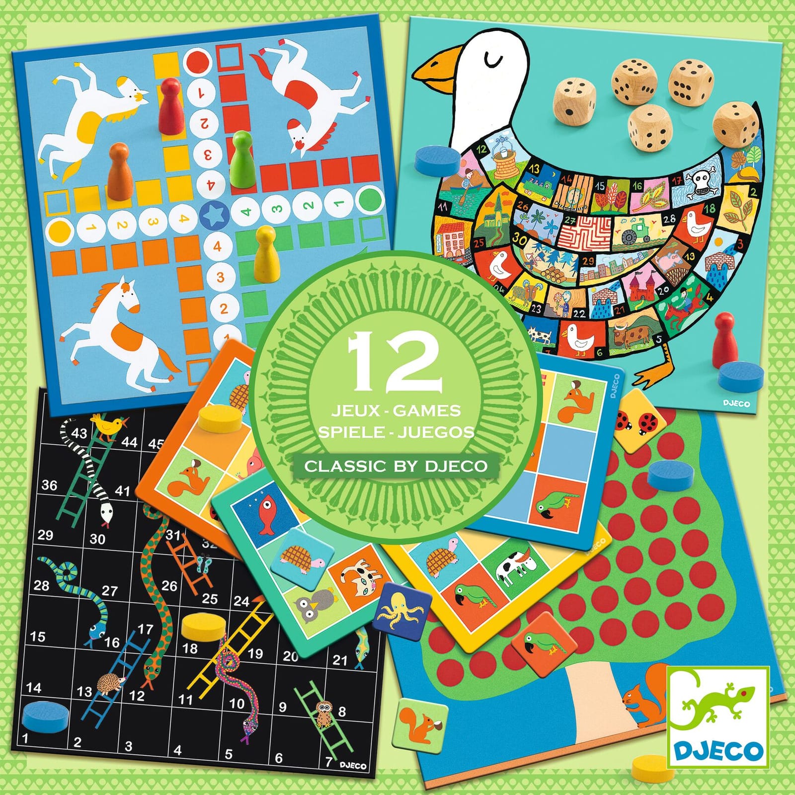 12 Classic Games In a Box