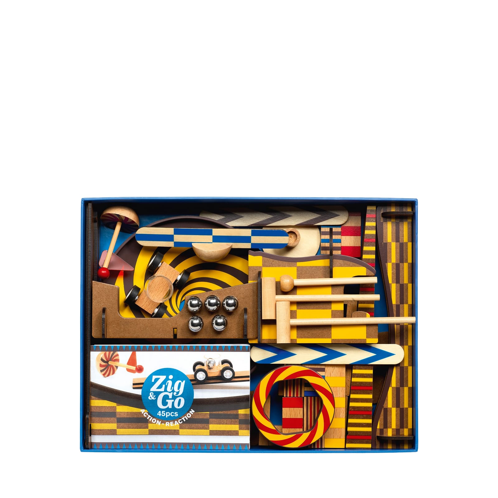 Zig and Go Construction Game - Wroom 45 Pieces