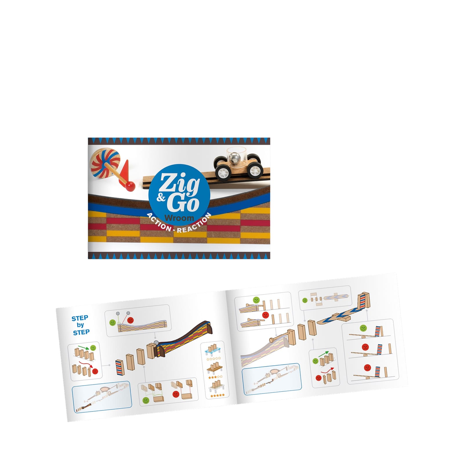 Zig and Go Construction Game - Wroom 45 Pieces