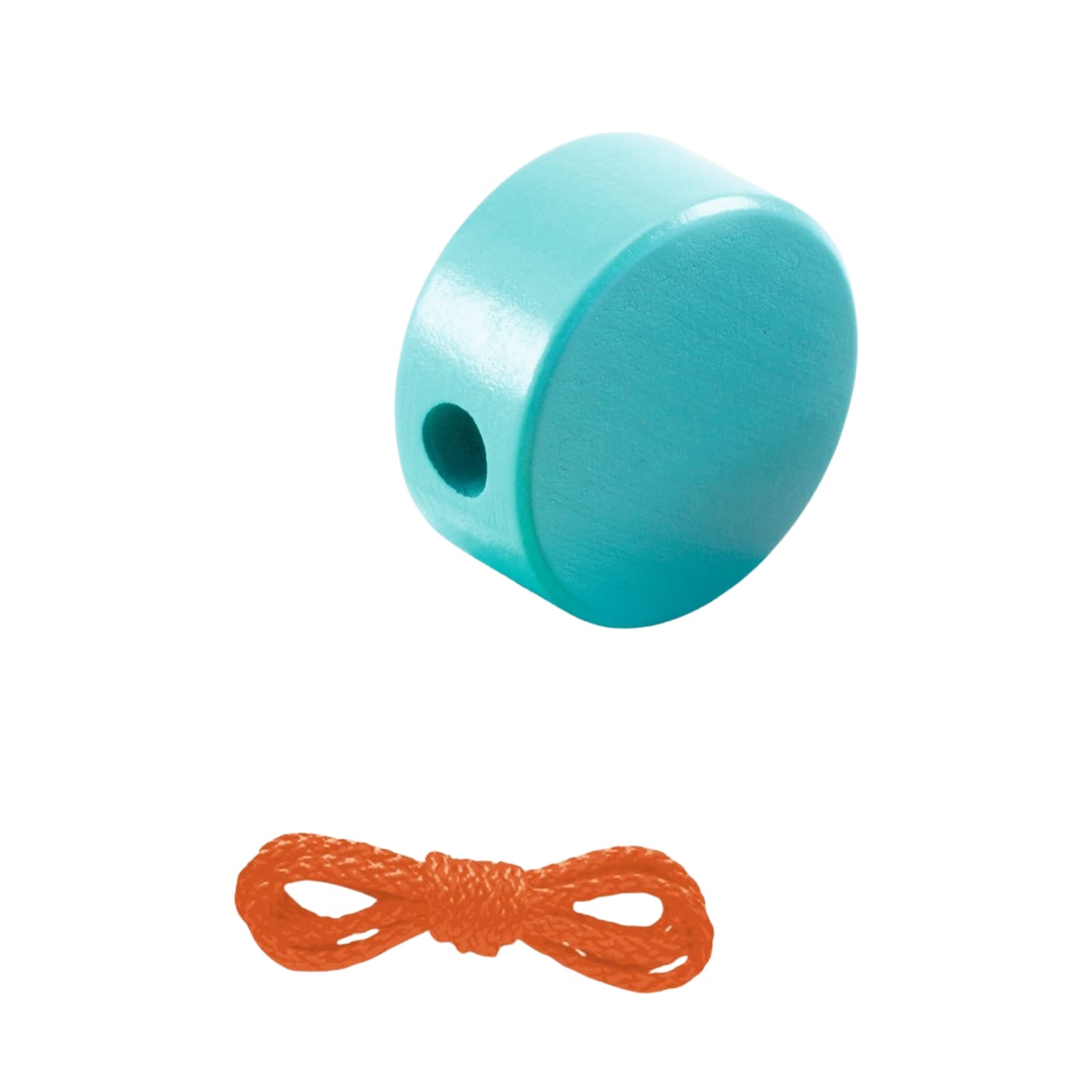 Lacing Beads - Coloured Shapes