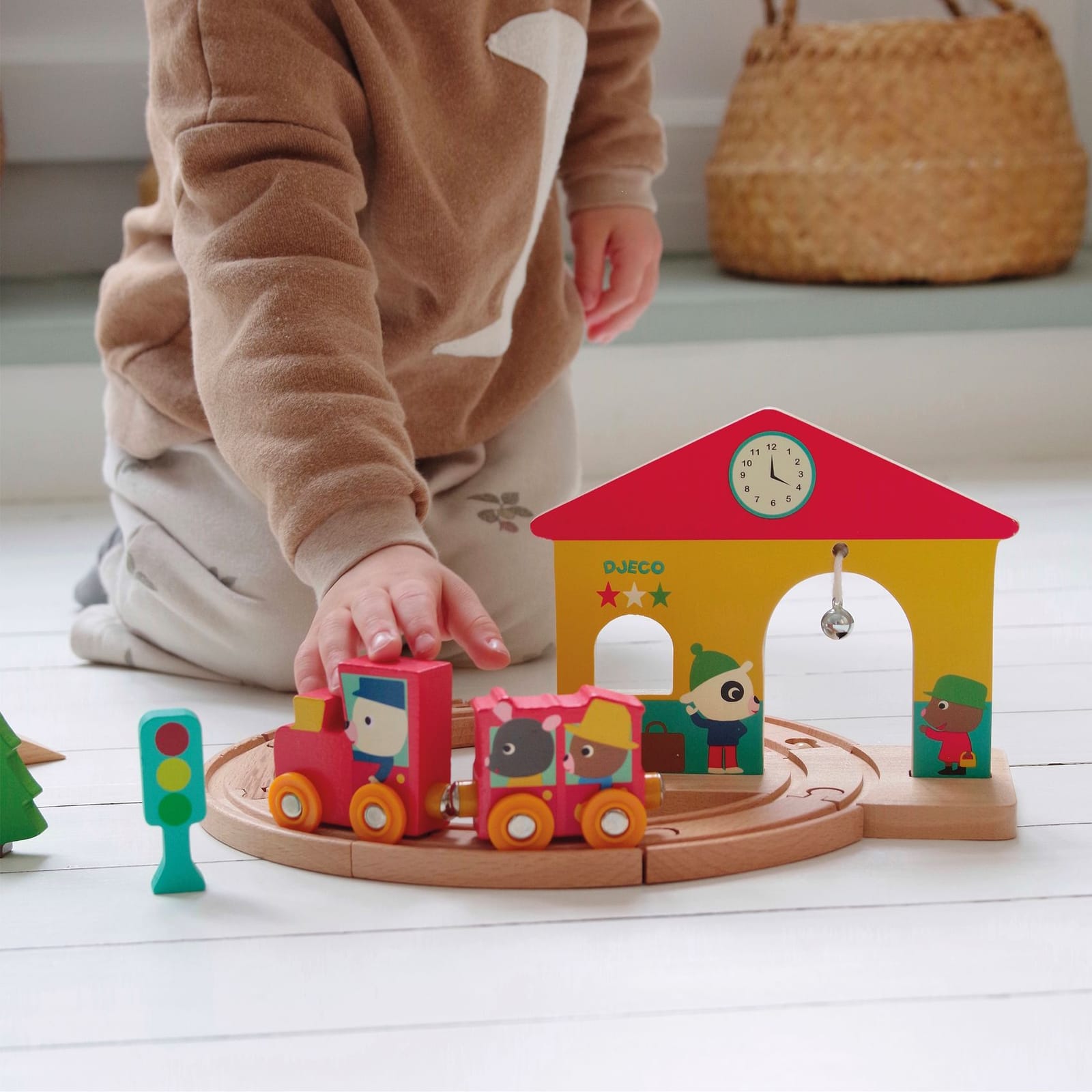 Mini Wooden Train Set