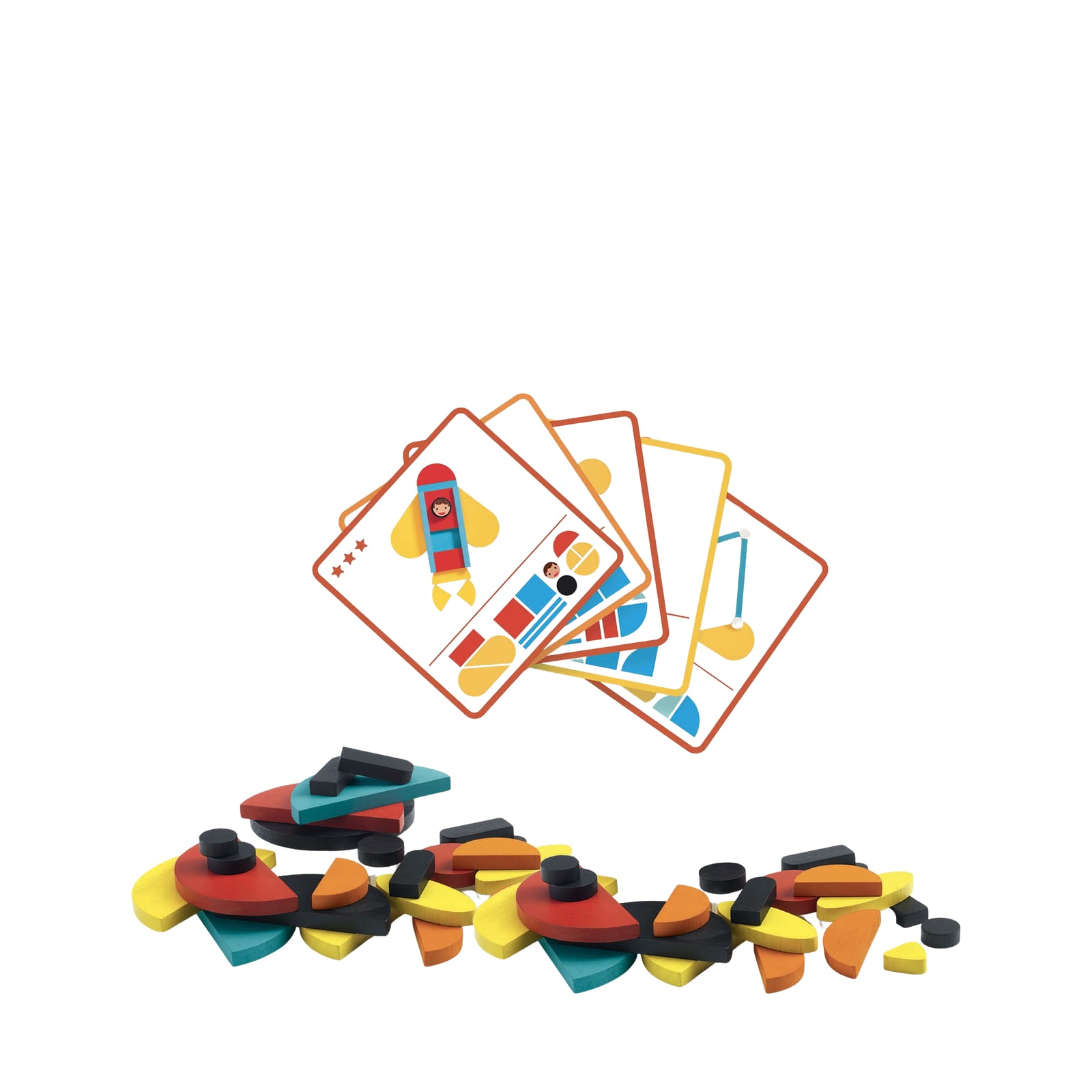 Wooden Stacking Game - Vehicles