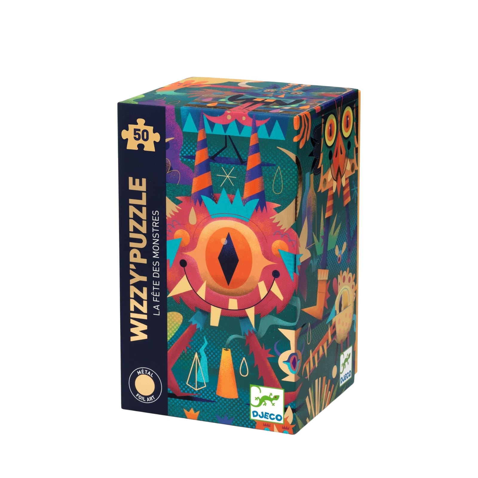 50 Piece Metallic Puzzle - Monster Party