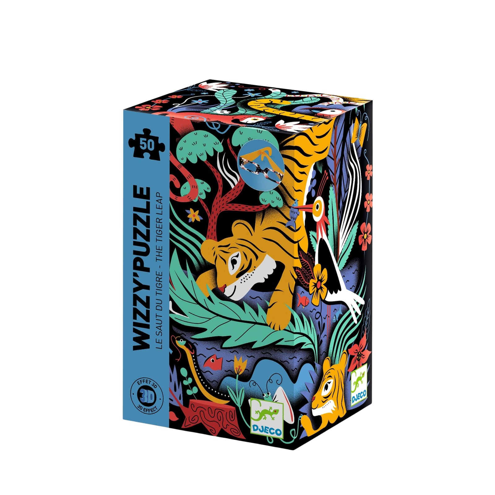 50 Piece 3D Puzzle - The Tiger Leap