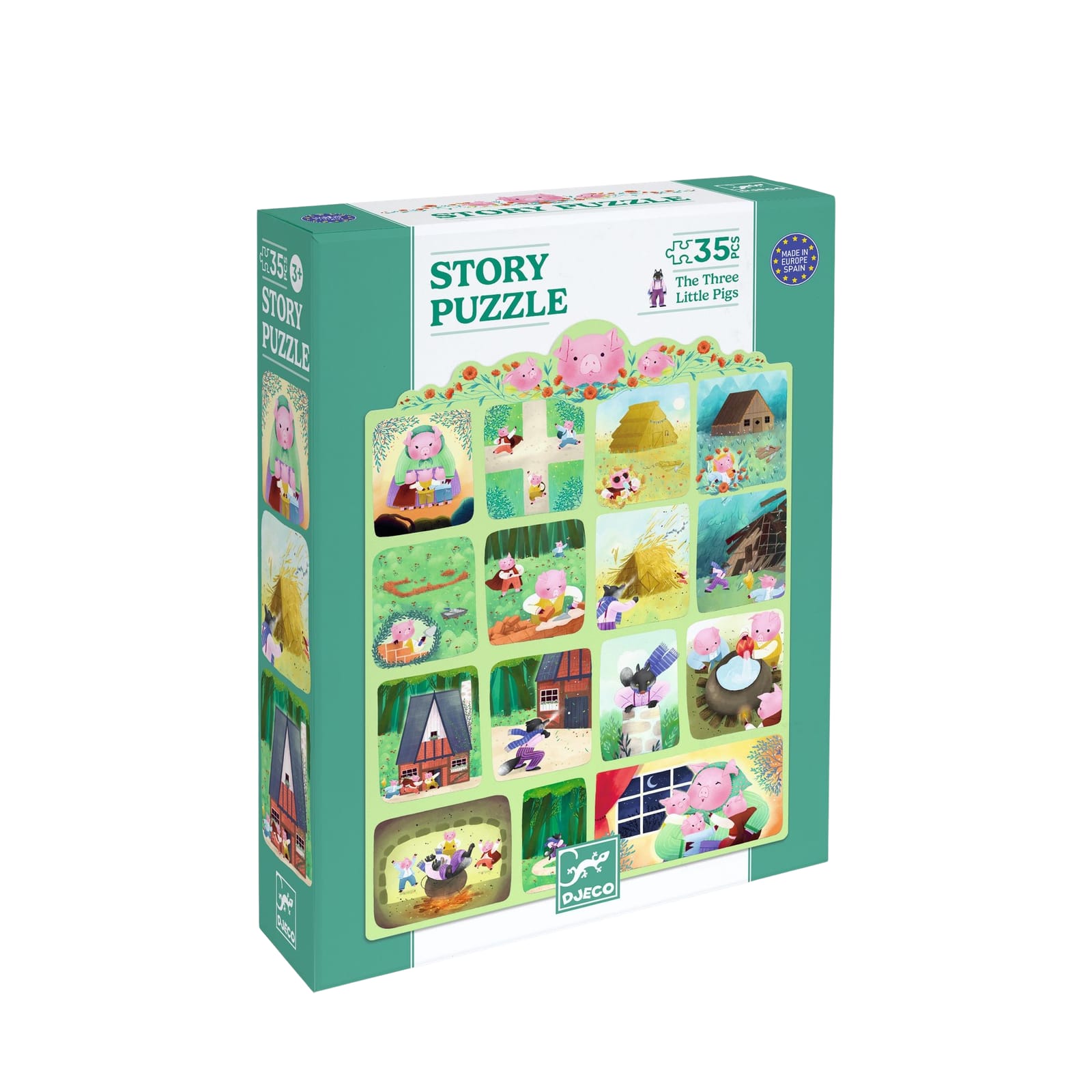 35 Piece Story Puzzle - The Three Little Pigs