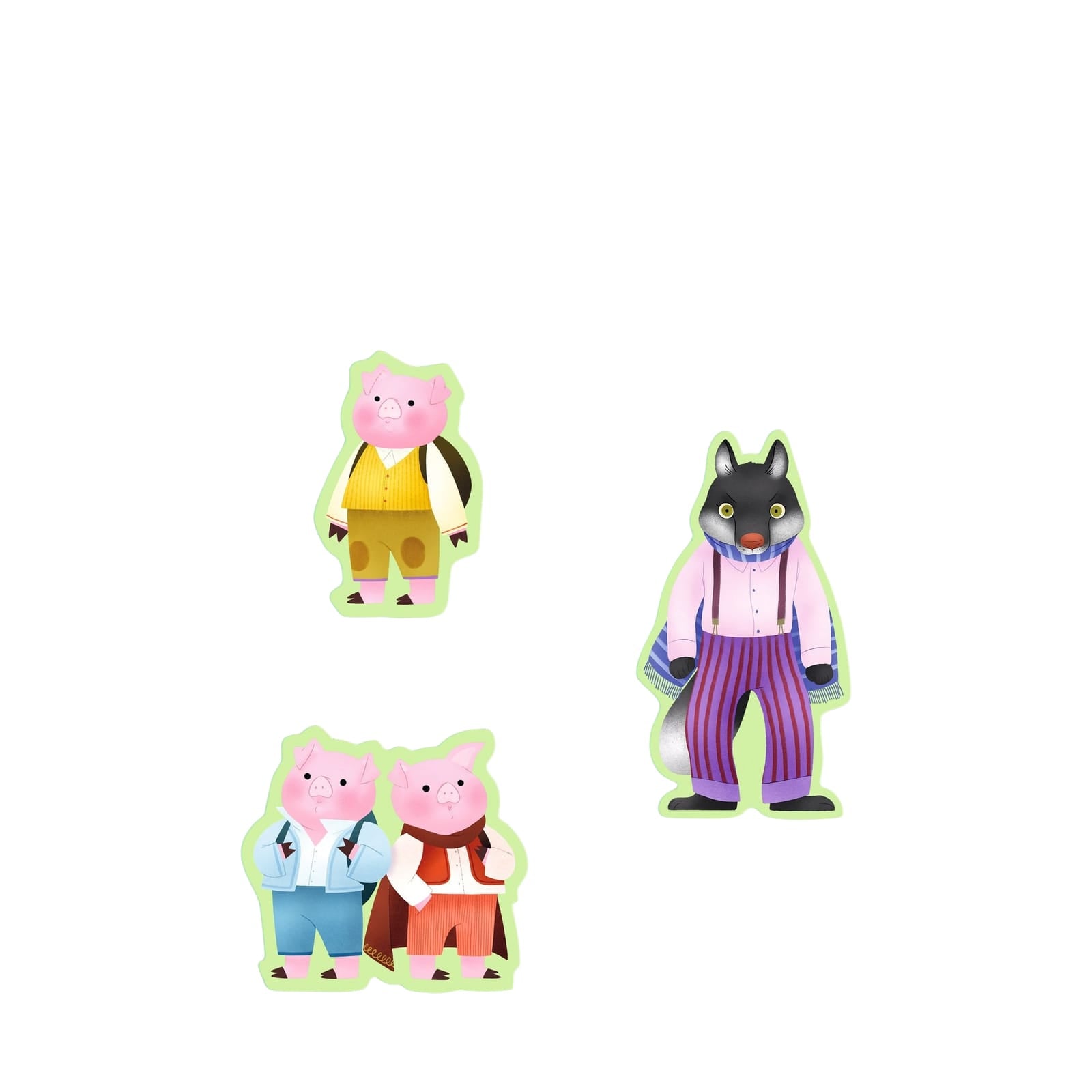 35 Piece Story Puzzle - The Three Little Pigs