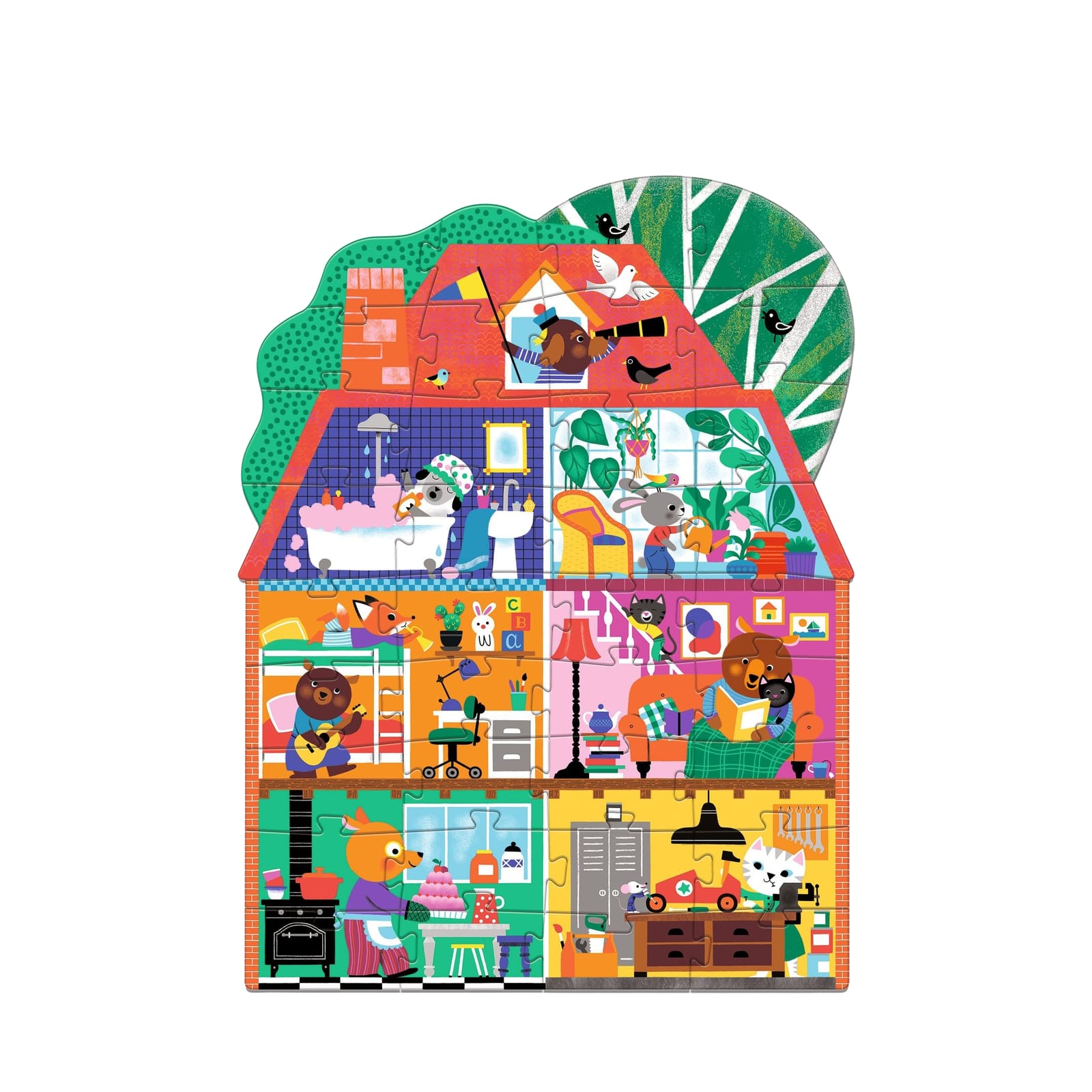 Giant 36 Piece Puzzle - The Little Buddies House