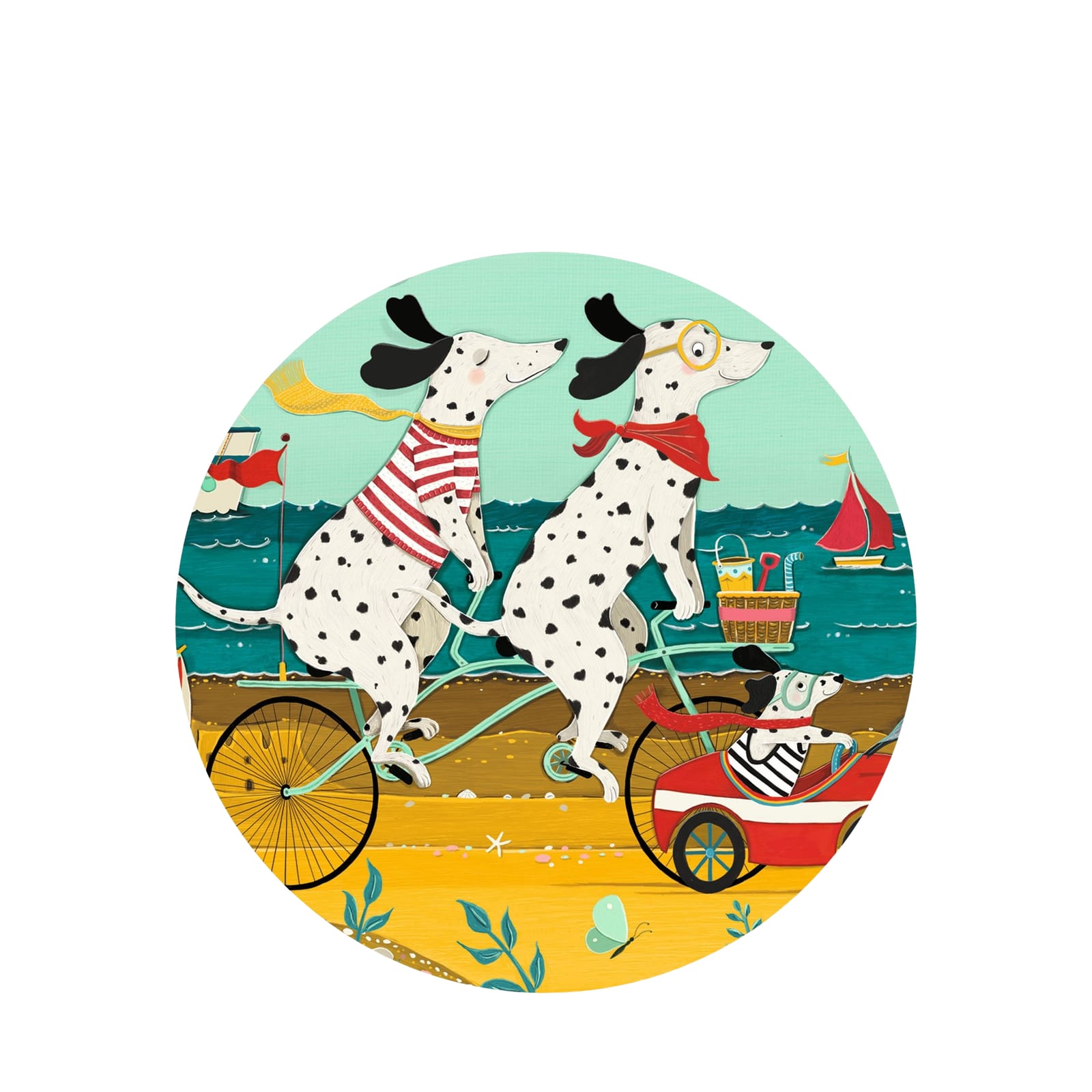 Silhouette 24 Piece Puzzle - Ollie The Dalmatian
