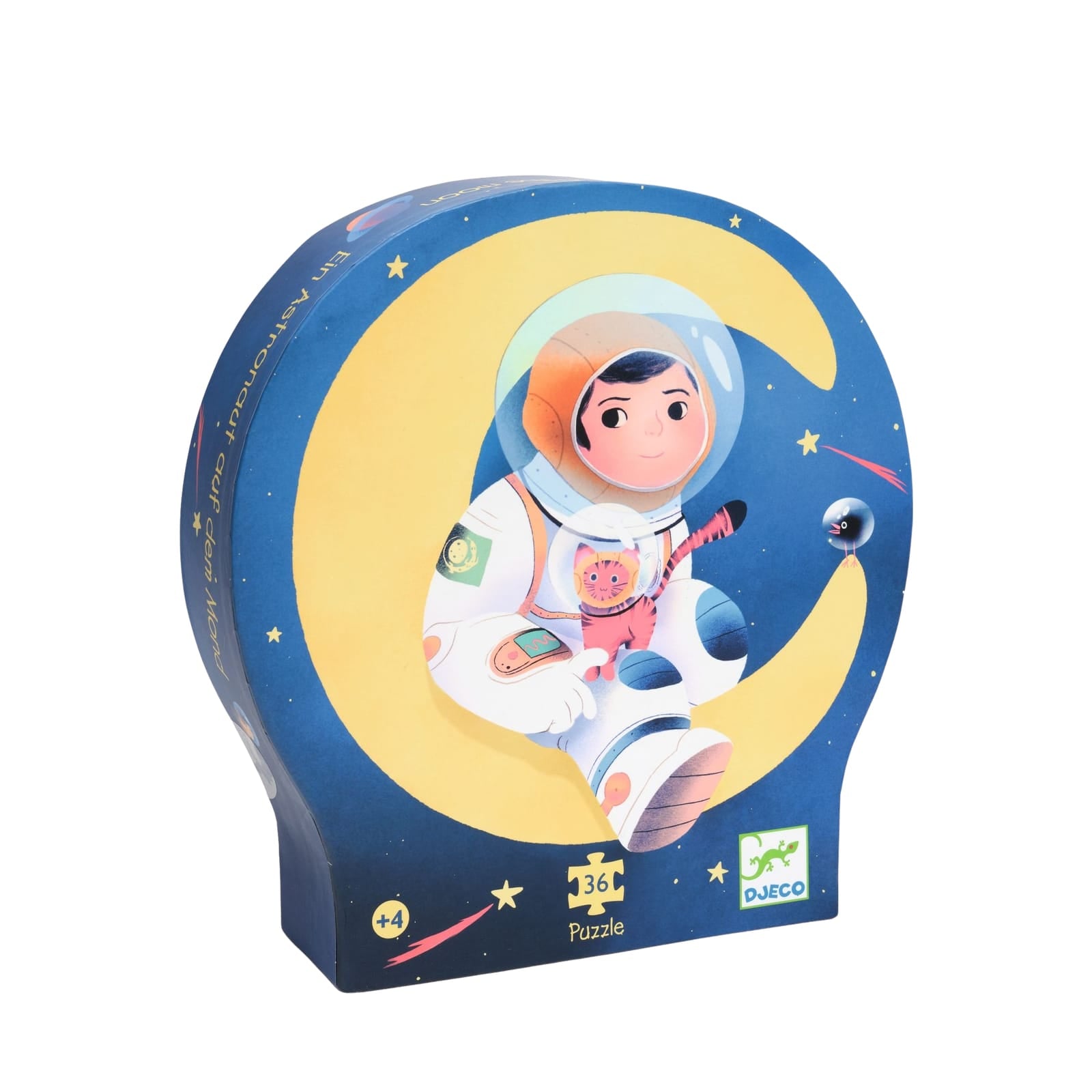 Silhouette 24 Piece Puzzle - Astronaut On The Moon