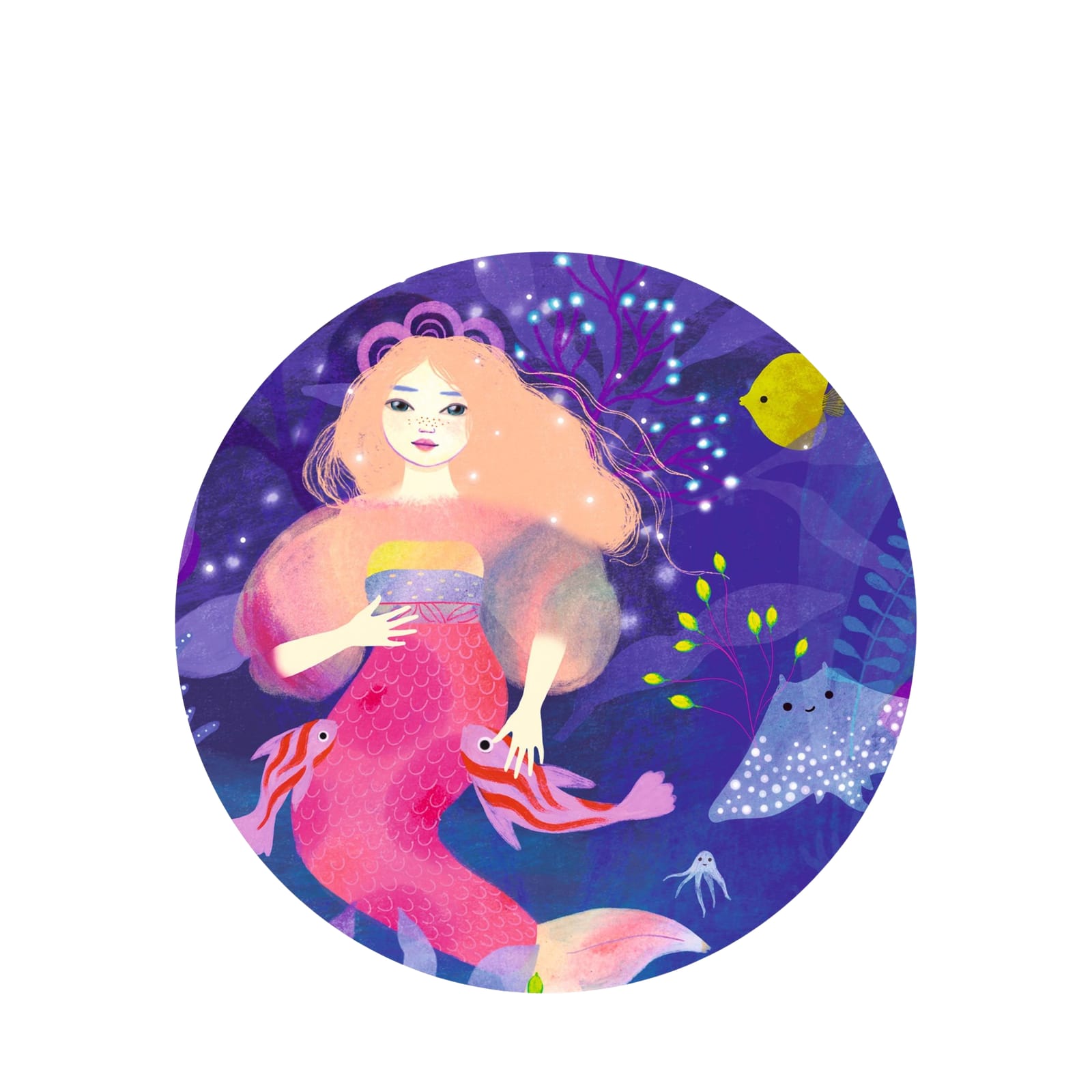 Silhouette 24 Piece Puzzle - Ella The Mermaid