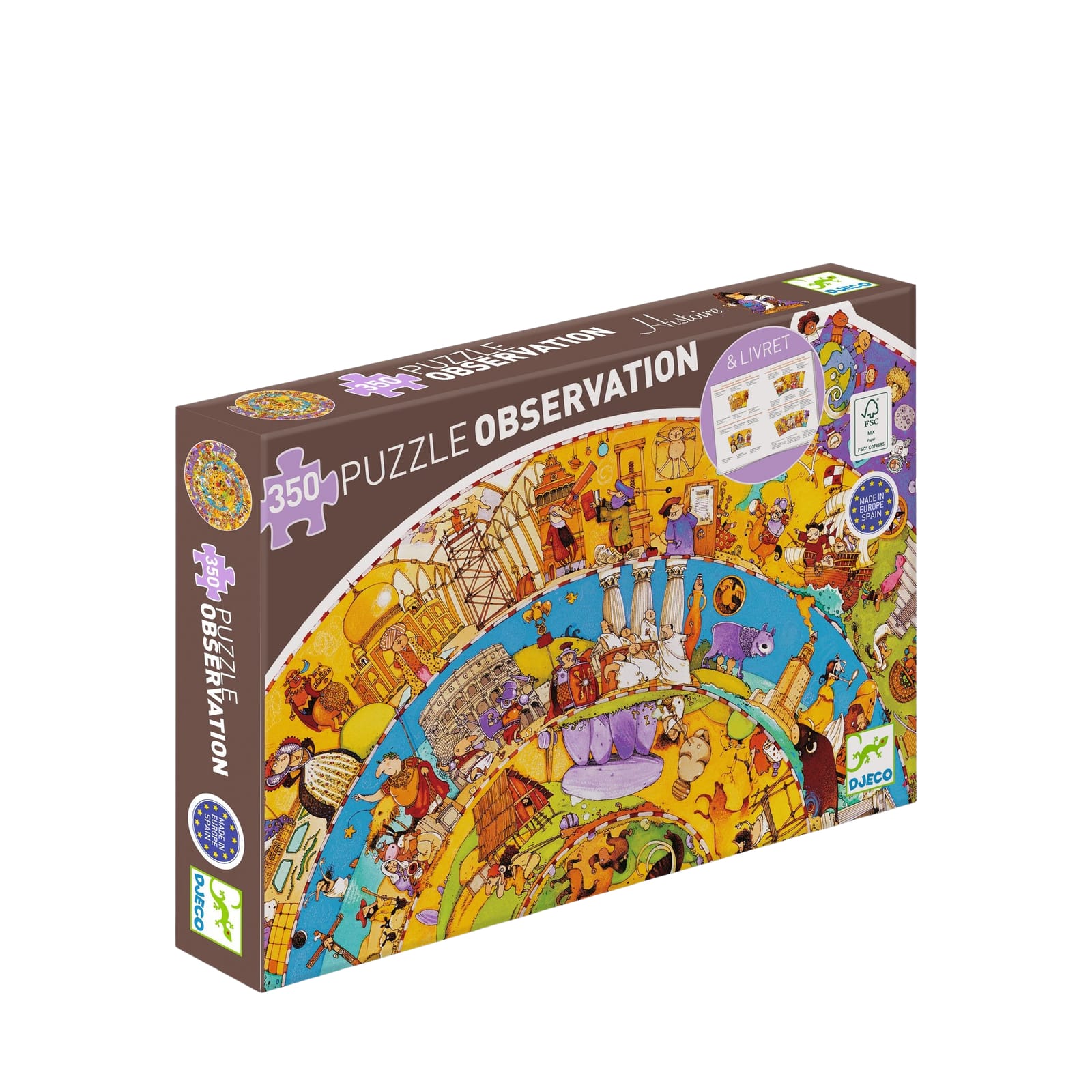 350 Piece Puzzle and Booklet - History
