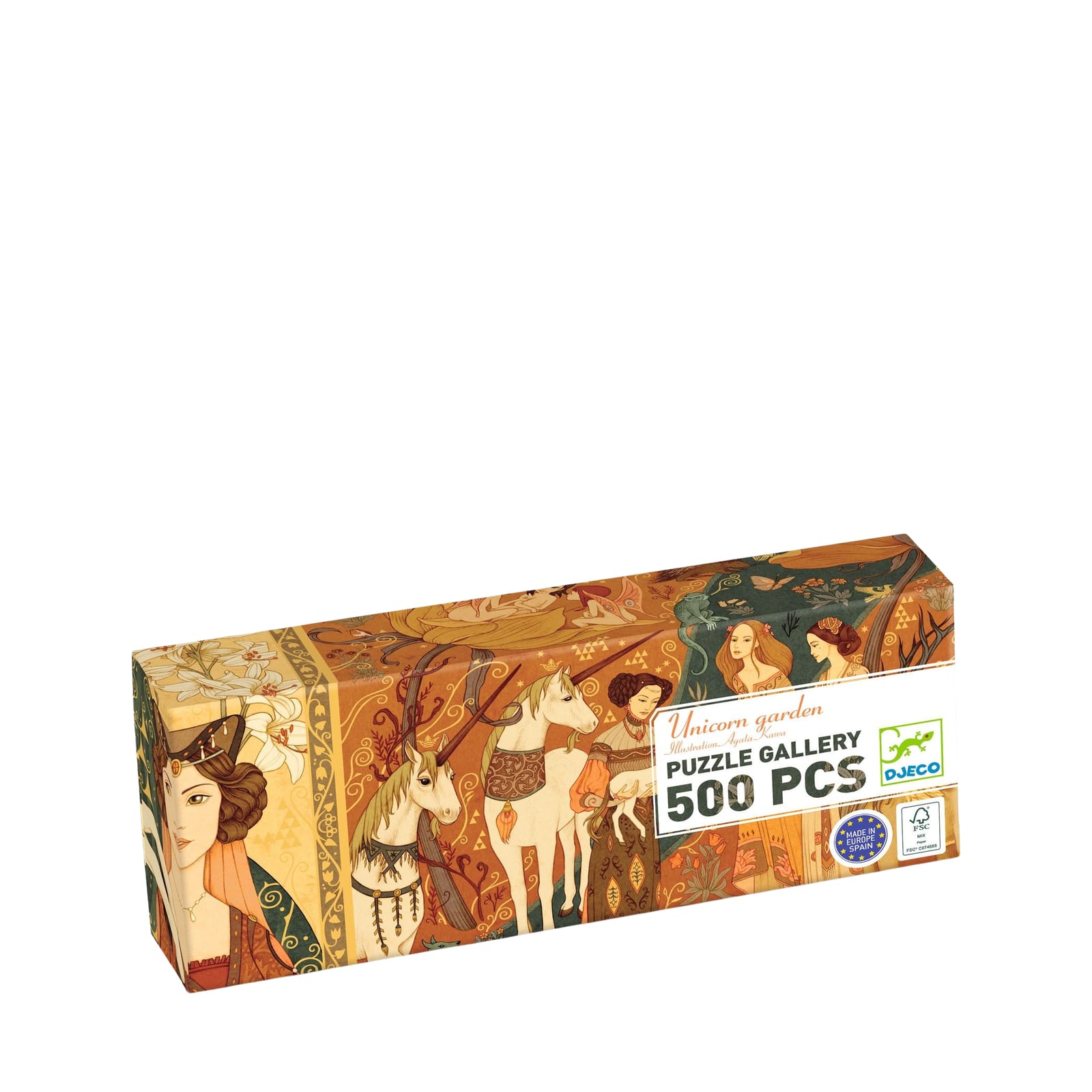 500 Piece Puzzle Gallery - Unicorn Garden