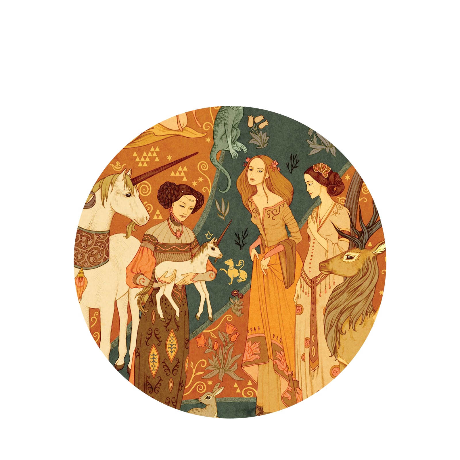 500 Piece Puzzle Gallery - Unicorn Garden