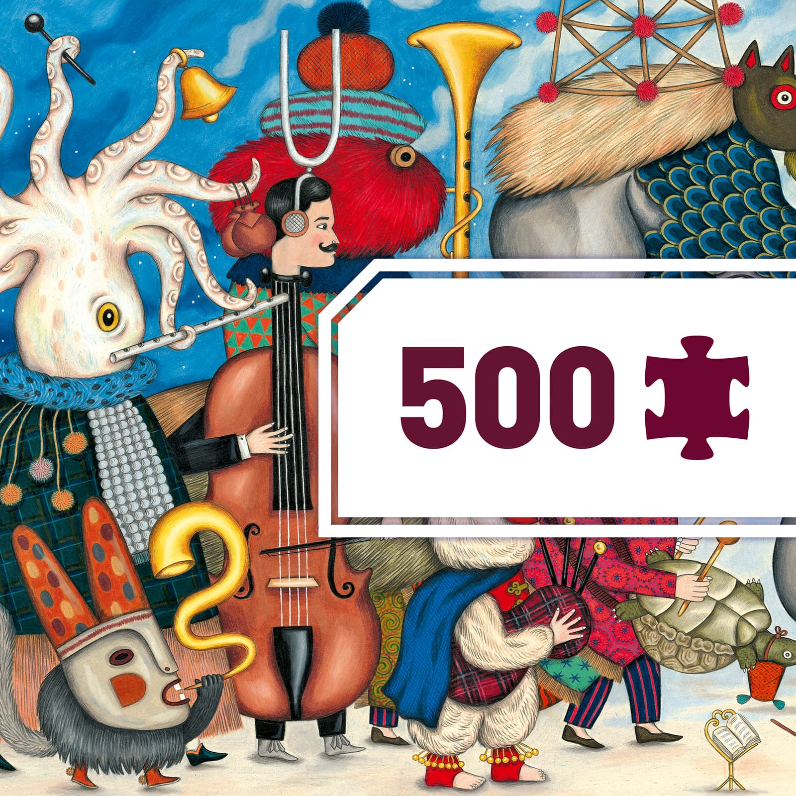 500 Piece Puzzle Gallery - Fantasy Orchestra