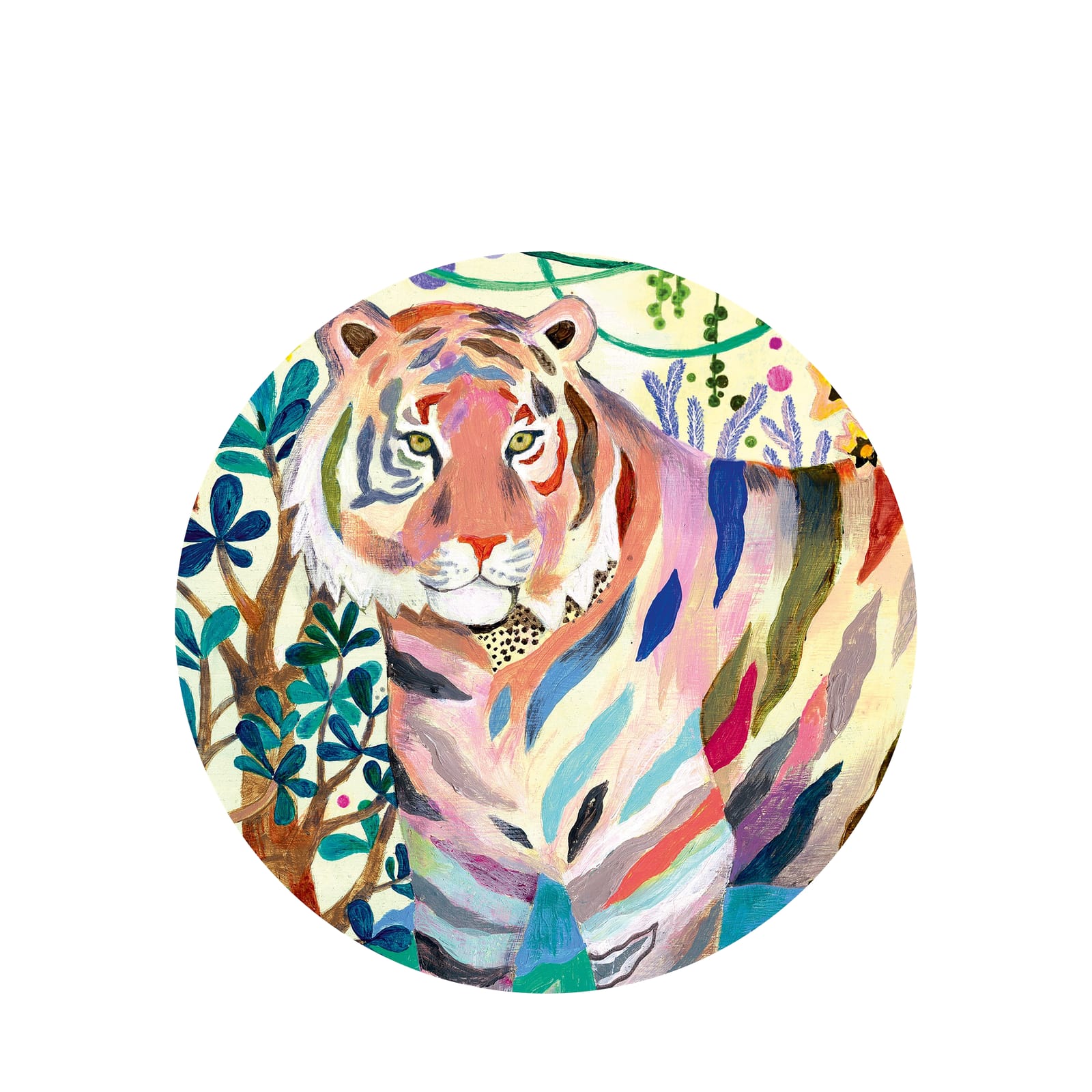 1000 Piece Puzzle Gallery - Rainbow Tigers