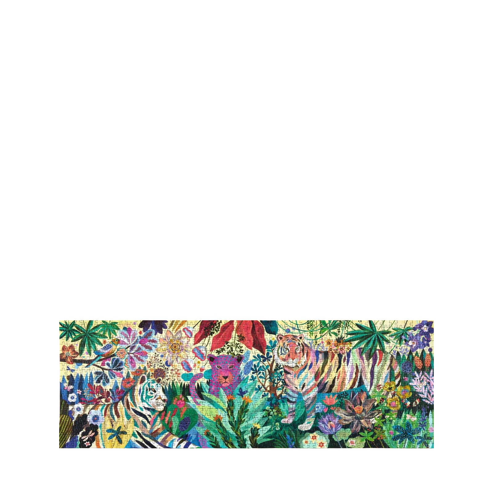 1000 Piece Puzzle Gallery - Rainbow Tigers