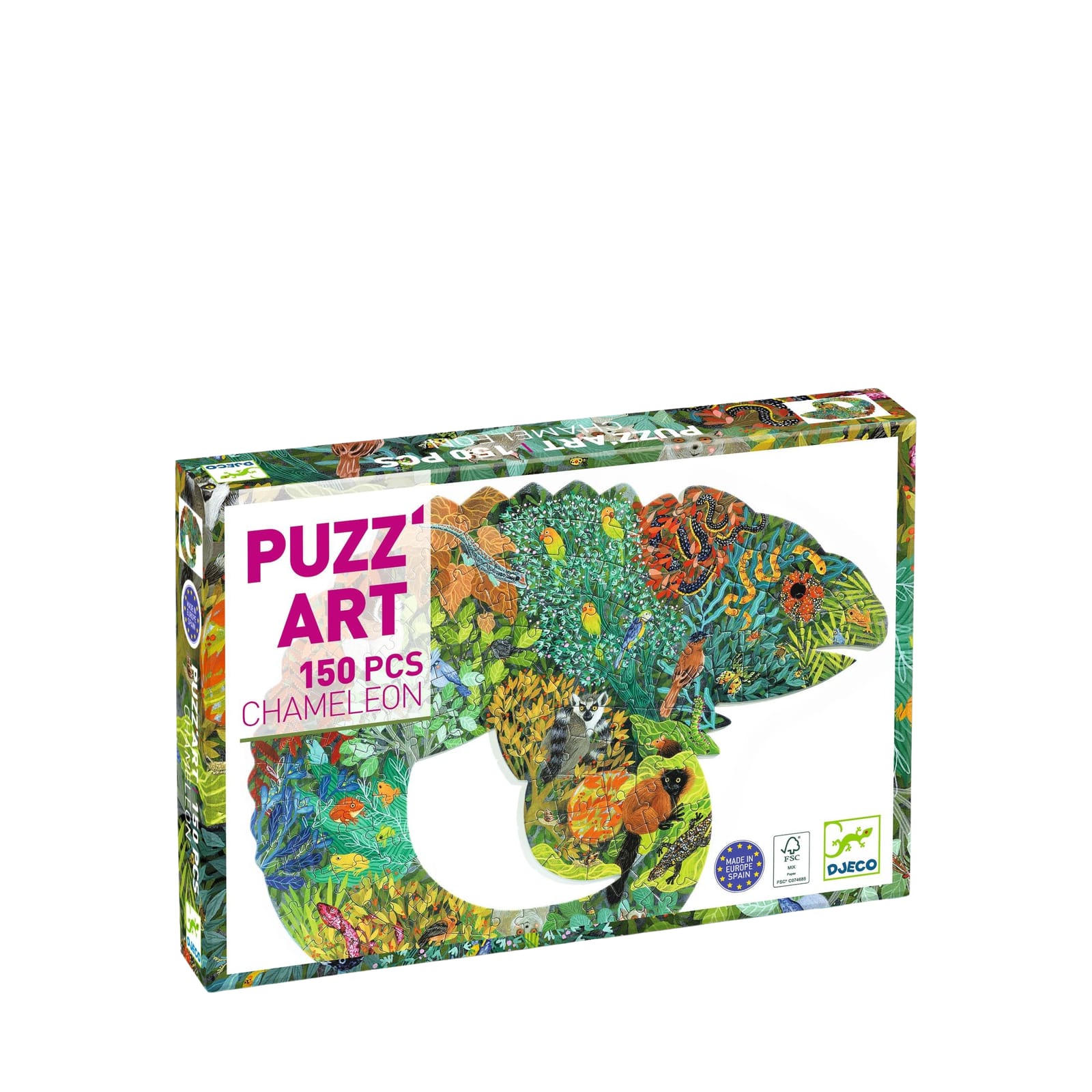 150 Piece Puzzle Art - Chameleon