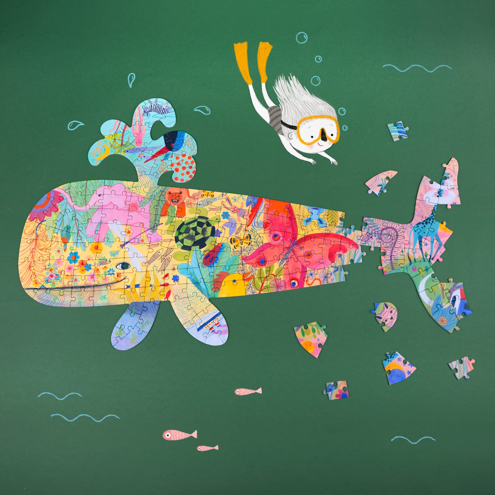 150 Piece Puzzle Art - Whale