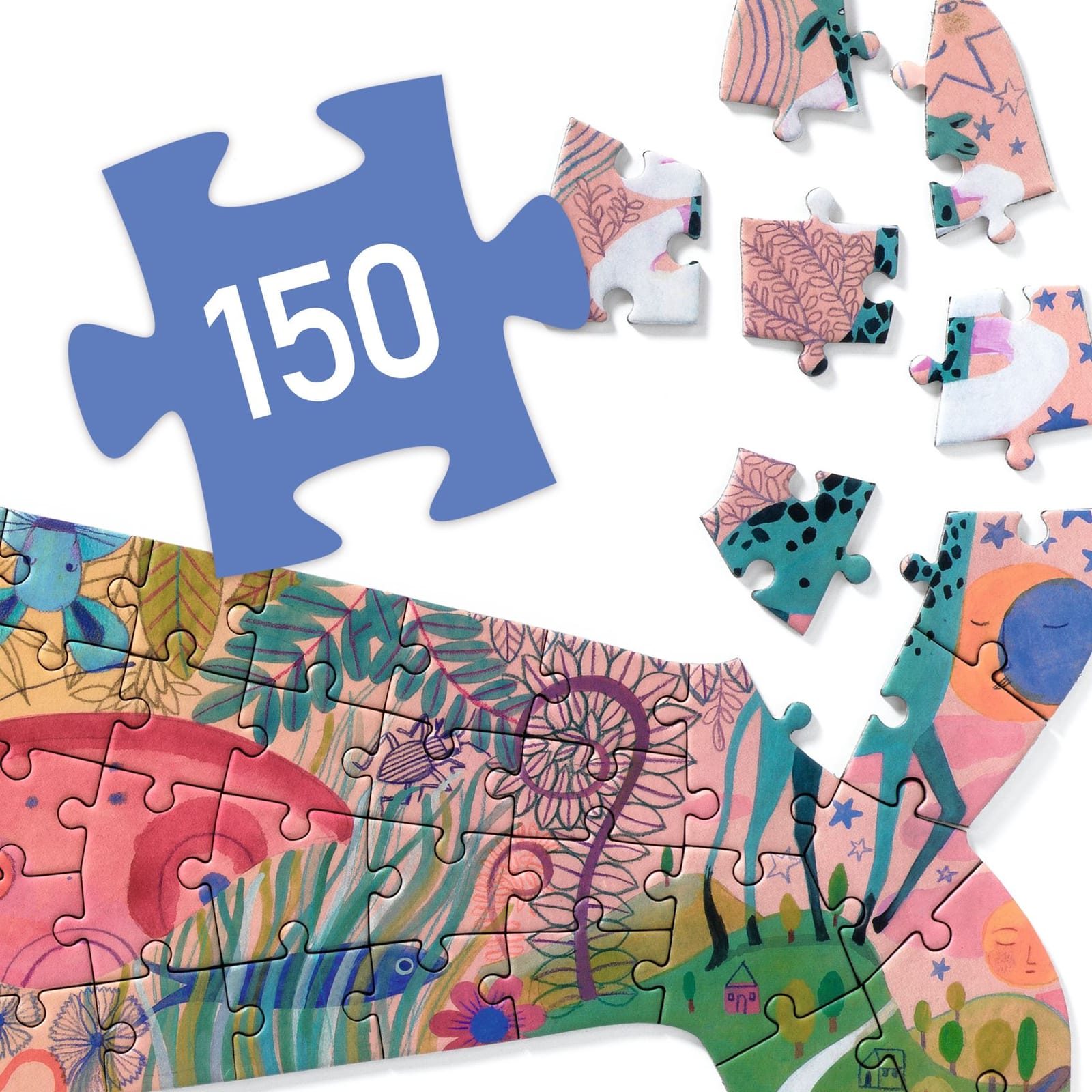 150 Piece Puzzle Art - Whale