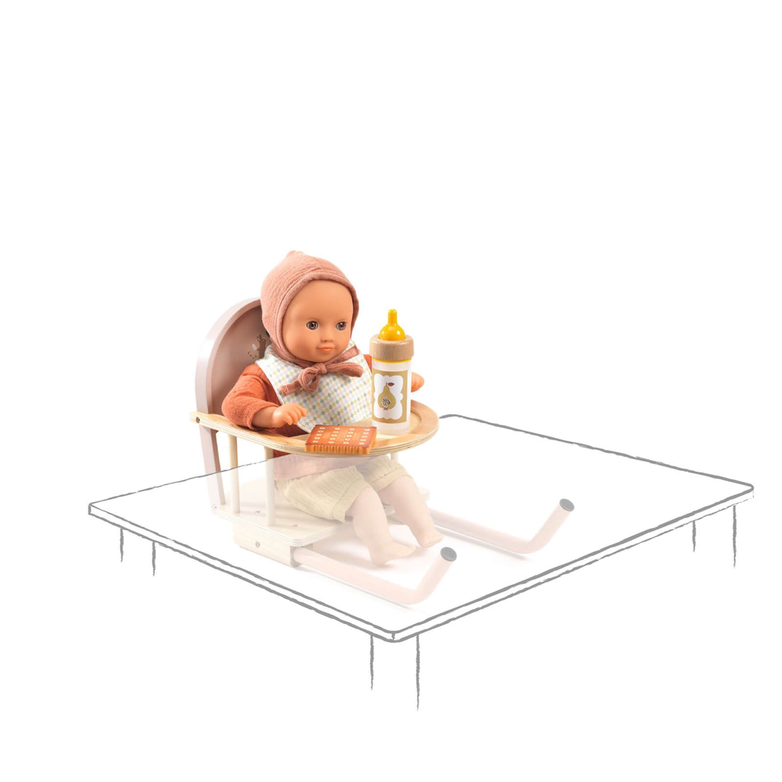 Doll Side Table Seat