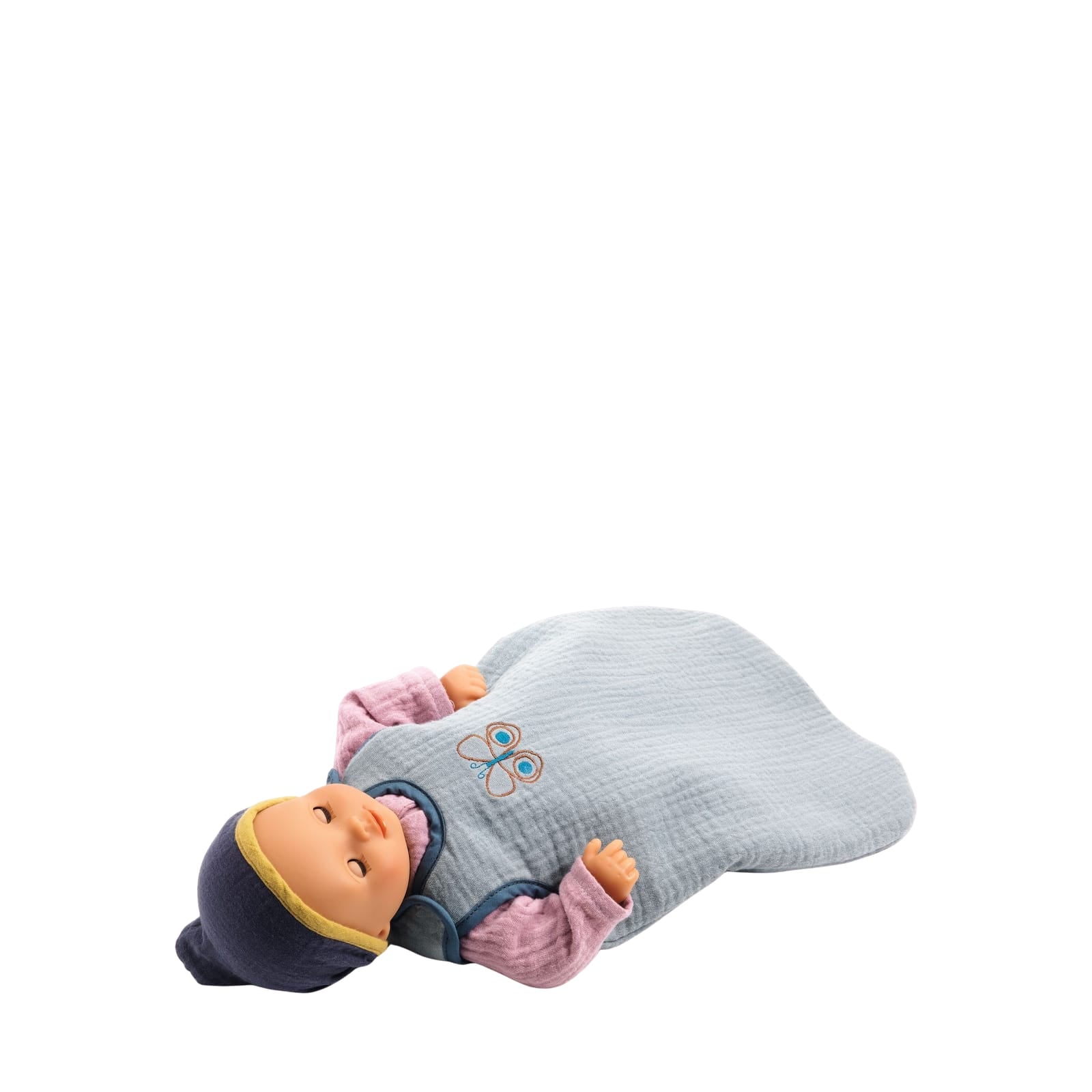 Doll Sleeping Bag - Butterfly Blue