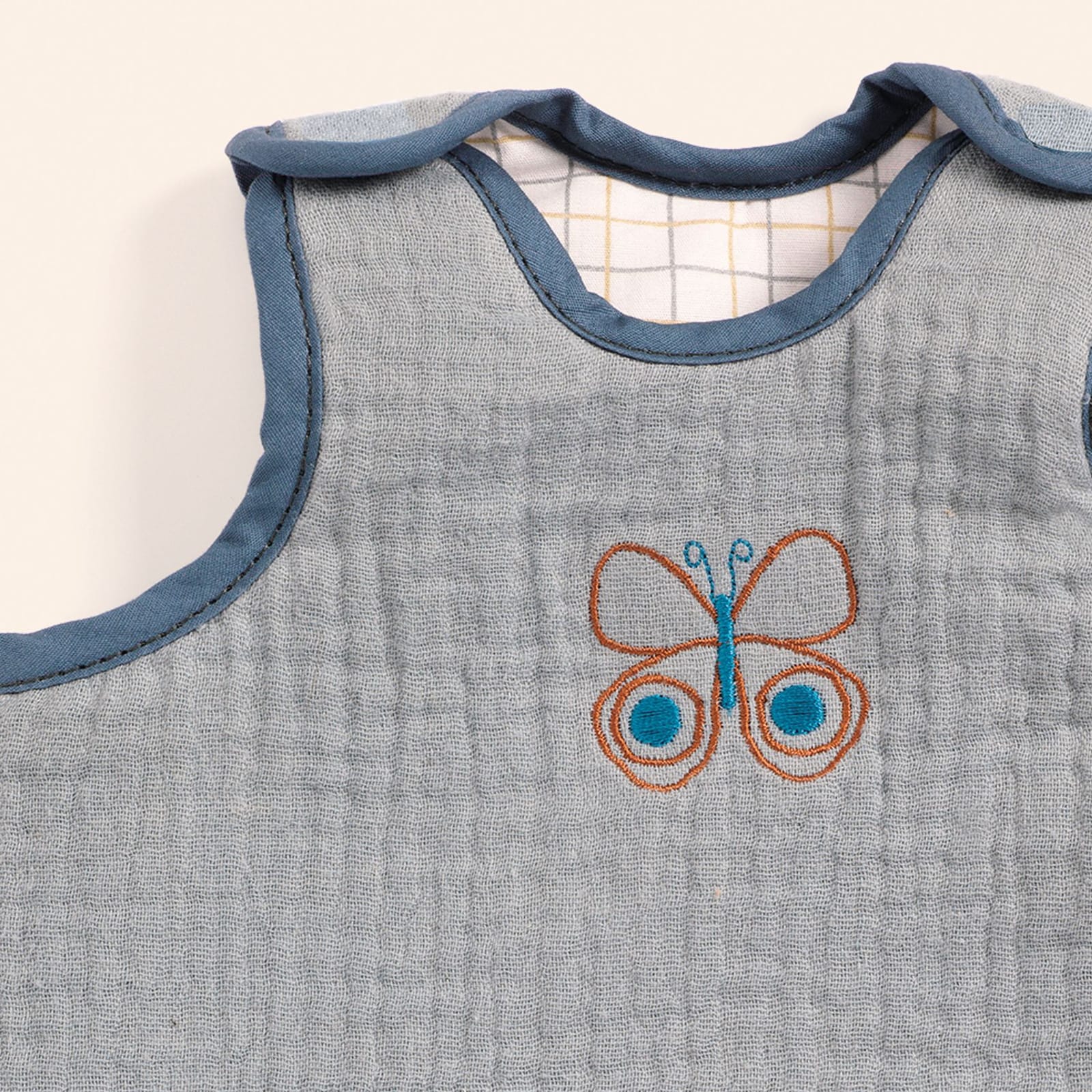Doll Sleeping Bag - Butterfly Blue