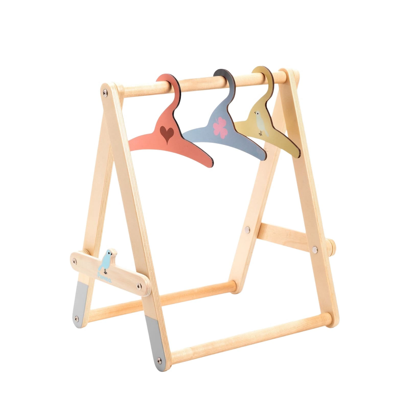 Dolls Clothes Rack and 3 Hangers