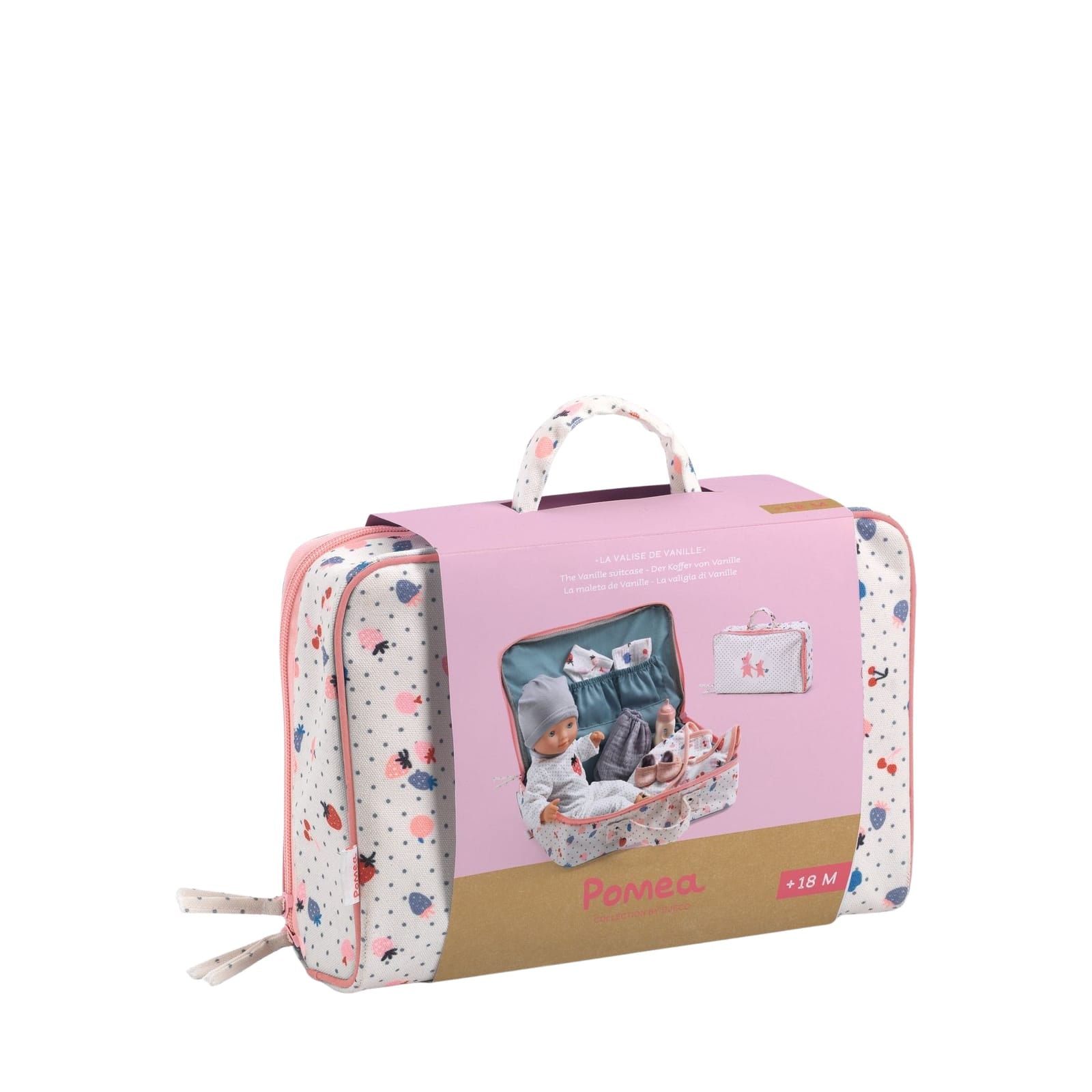 Baby Doll 32cm Suitcase and Accessories - Vanille