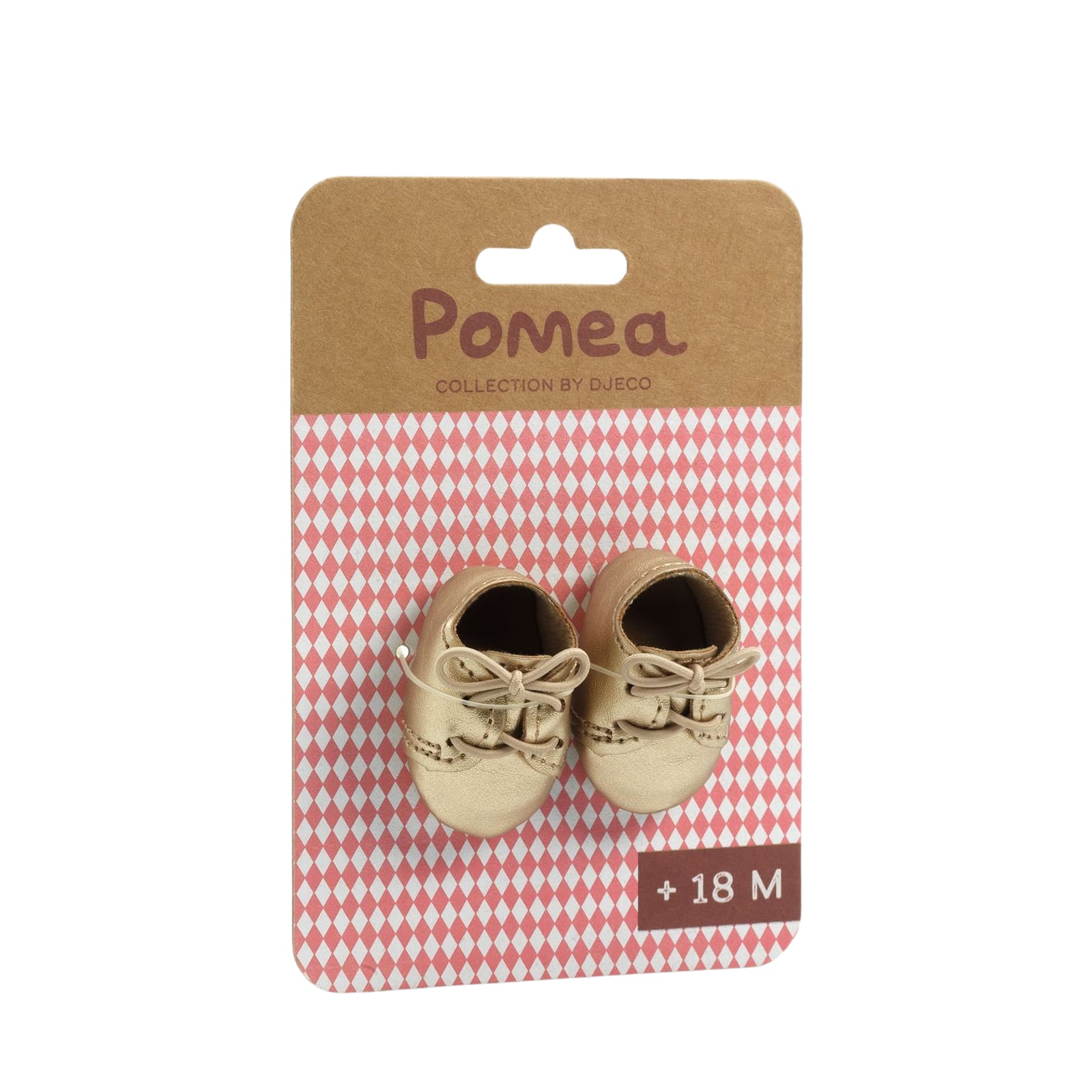 Doll Shoes 32cm - Golden Shoes