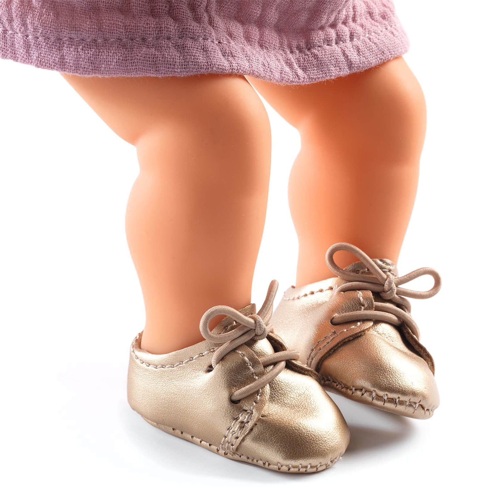 Doll Shoes 32cm - Golden Shoes