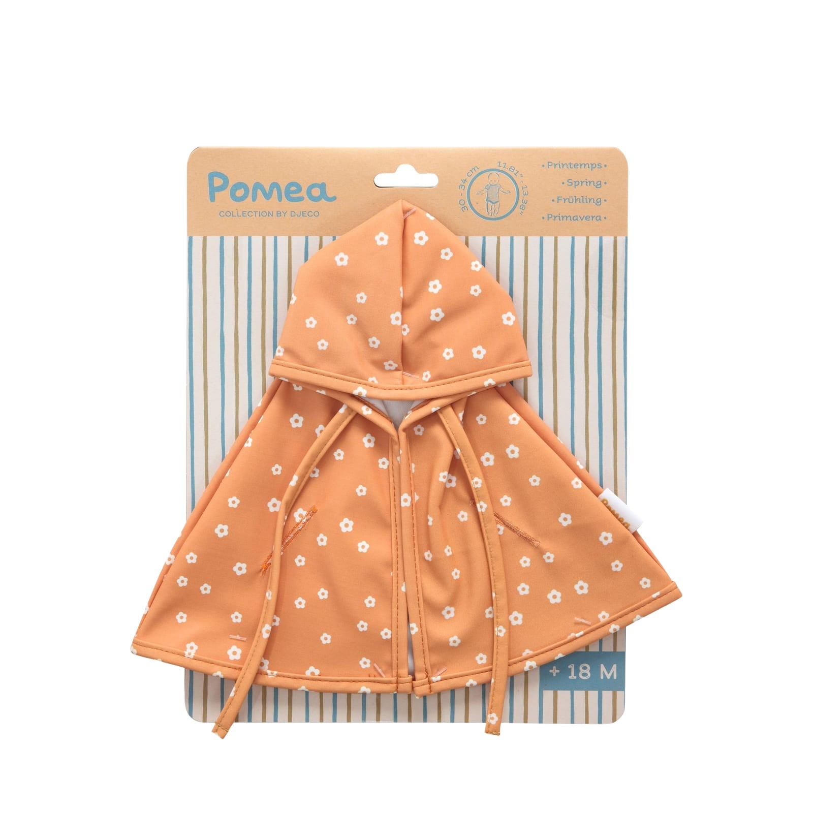 Doll Outfit Set 34cm - Spring Poncho