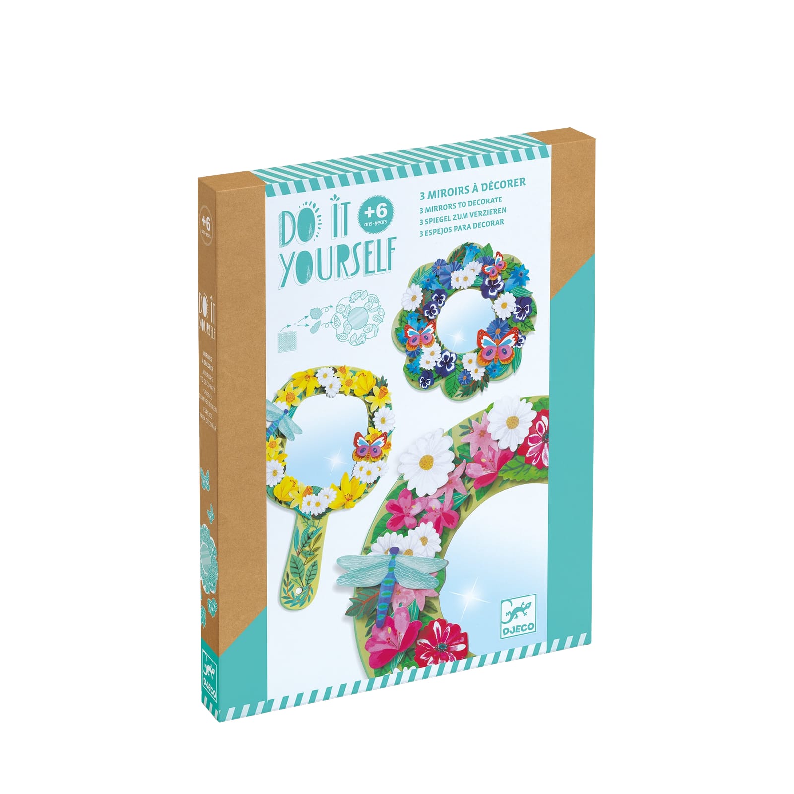 Do It Yourself Craft Set - Mirrors Pretty Flowers
