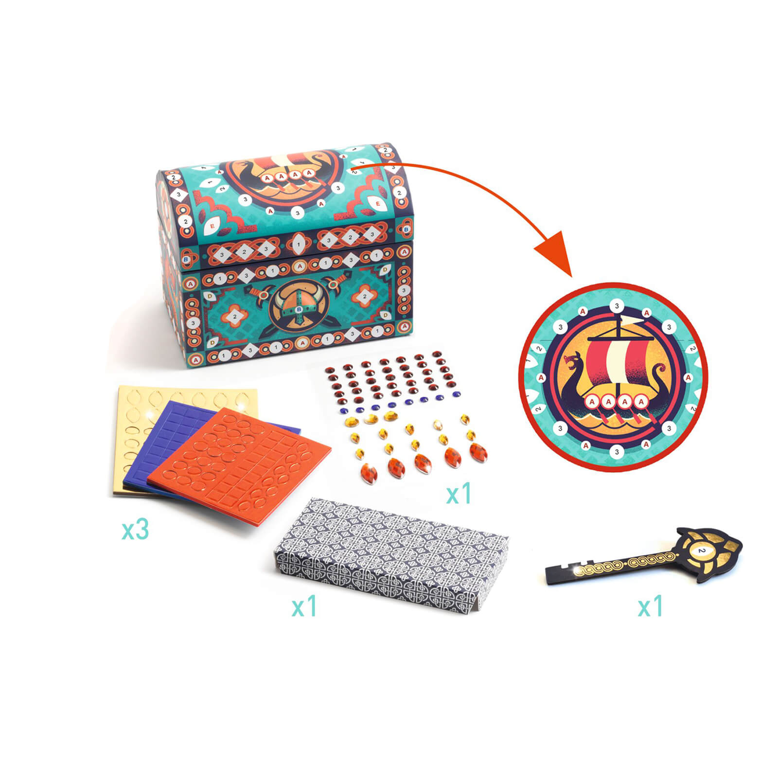 Do It Yourself Craft Set - Chests Super Treasure
