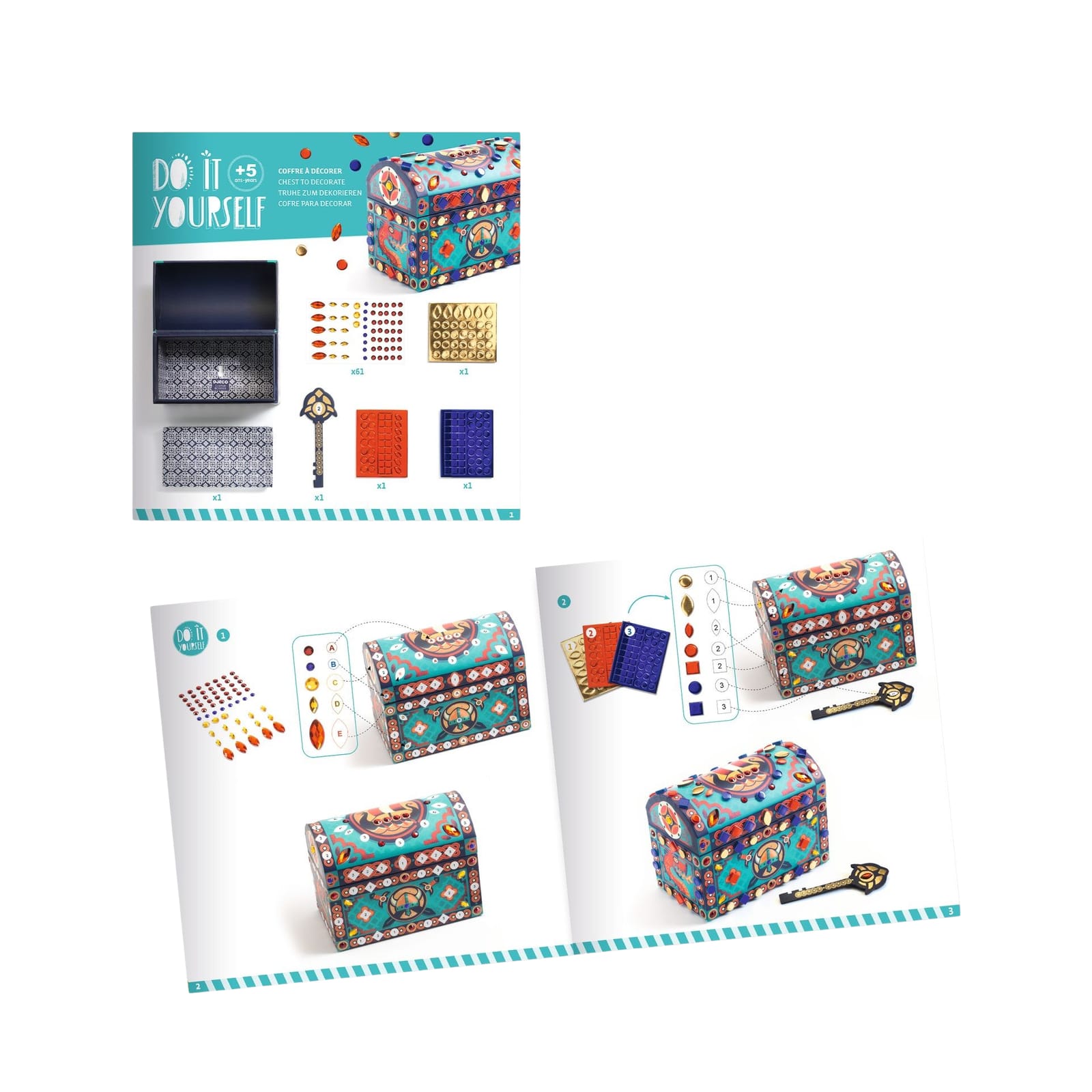 Do It Yourself Craft Set - Chests Super Treasure