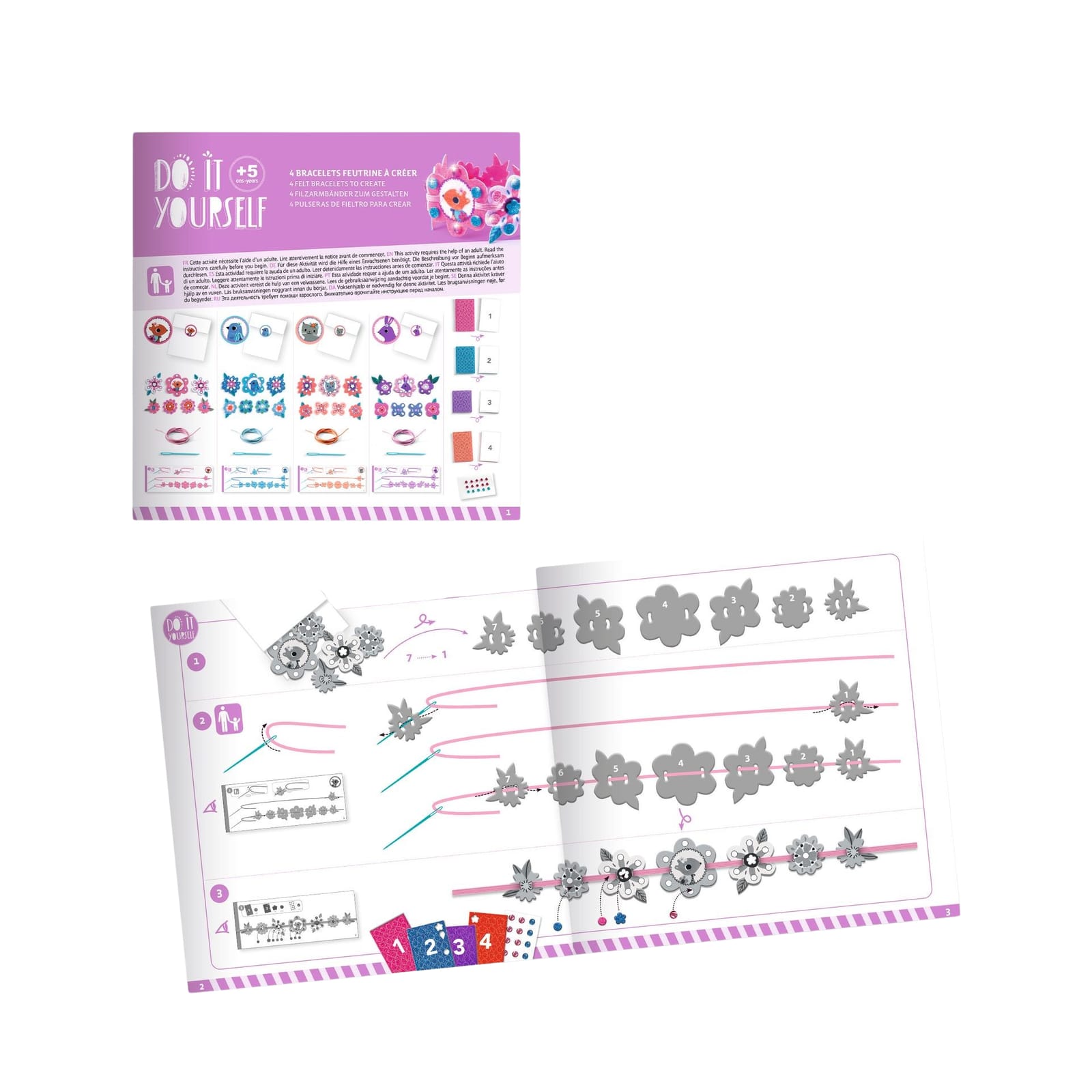 Do It Yourself Bracelets Craft Set - Best Friends