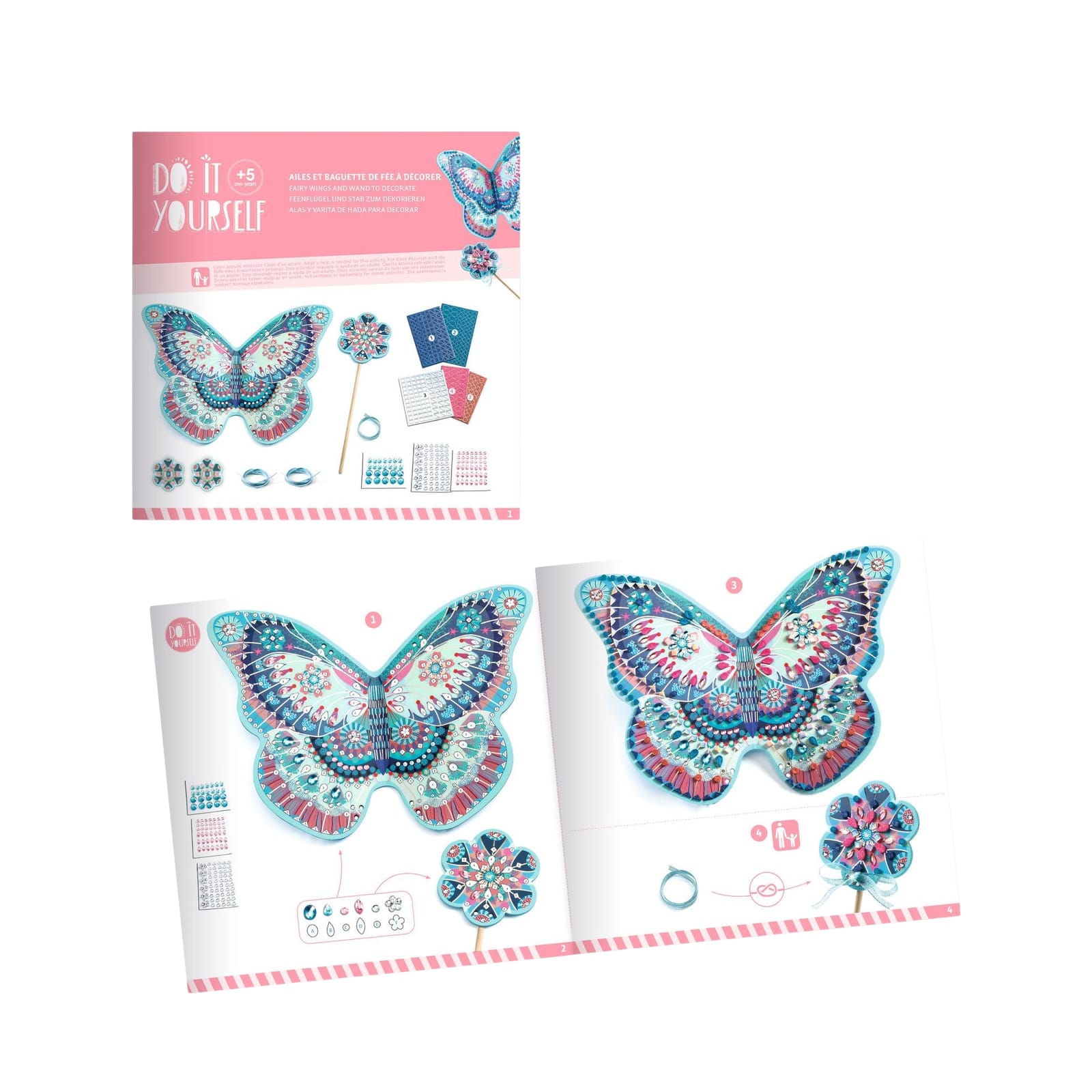 Do It Yourself Craft Set - Fairy Wings and Wand