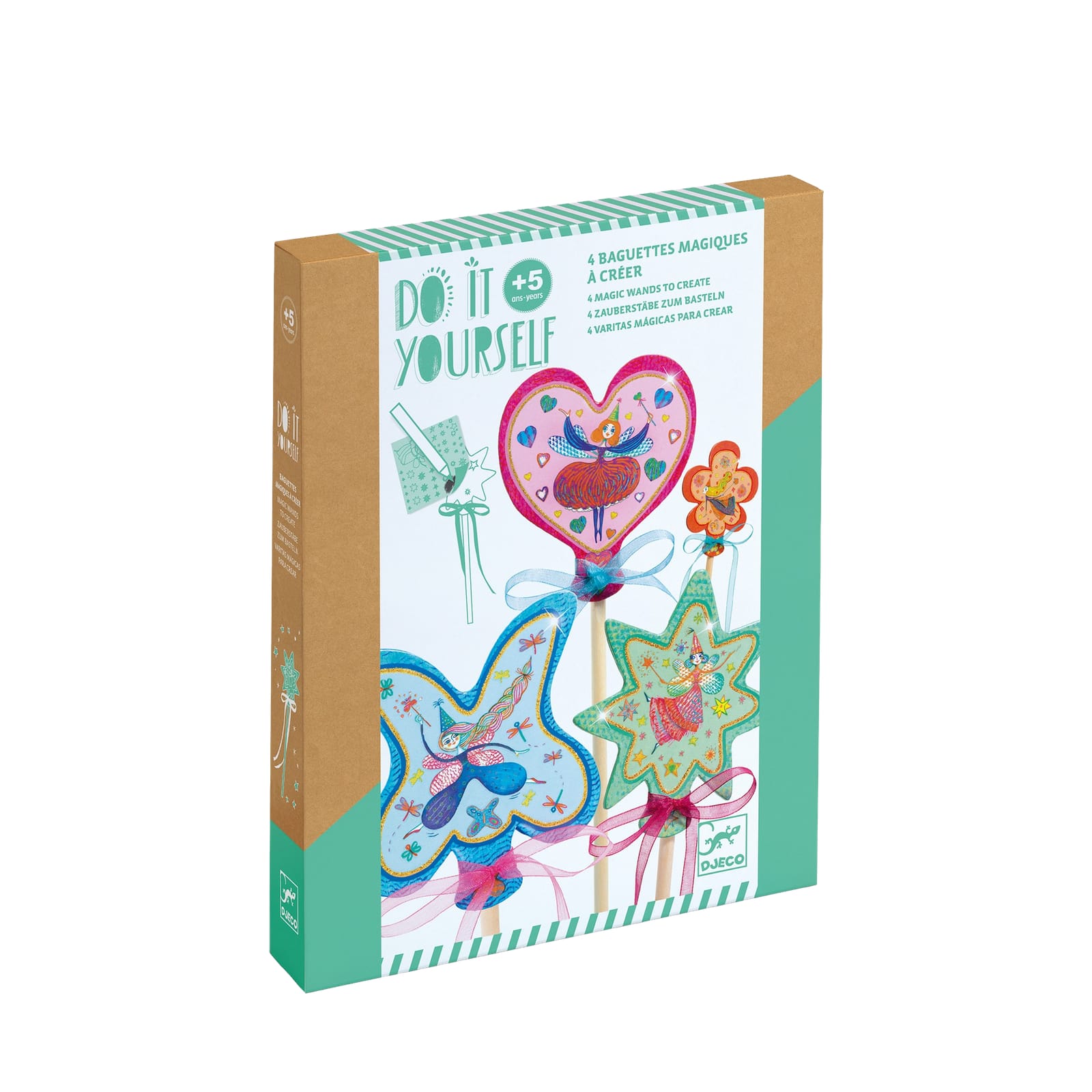 Do It Yourself Craft Set - 4 Fairy Wands