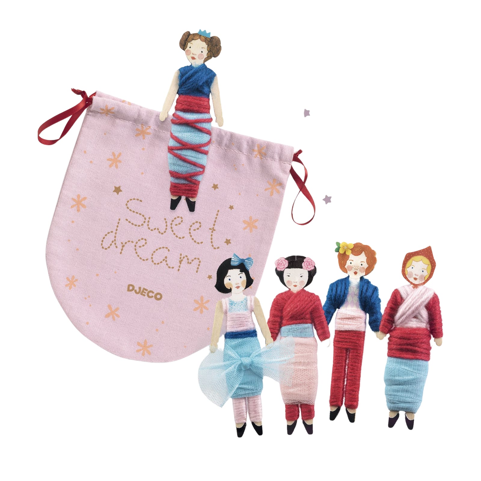Do It Yourself Craft Set - 5 Worry Dolls