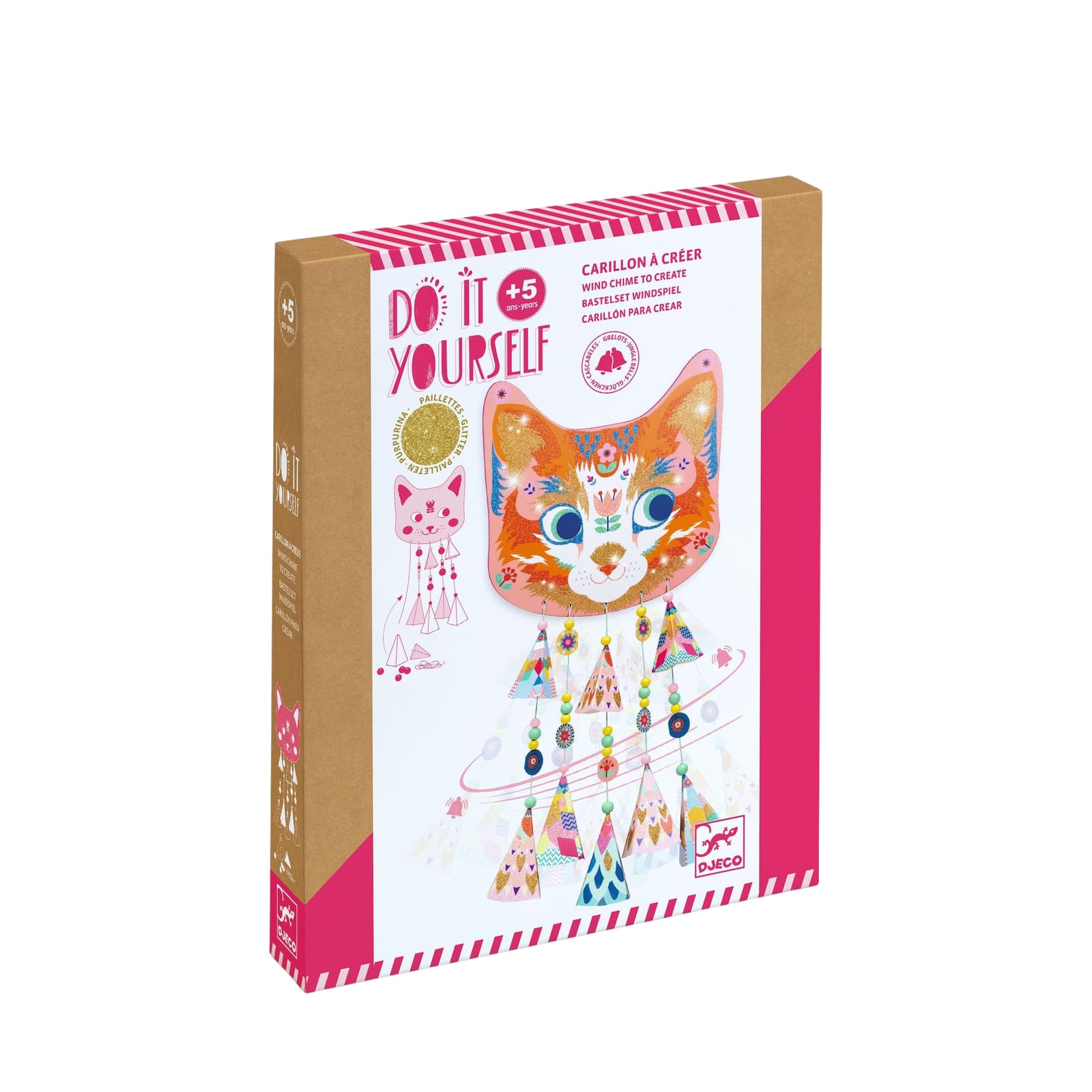 Do It Yourself Craft Set - Kitty Wind Chime
