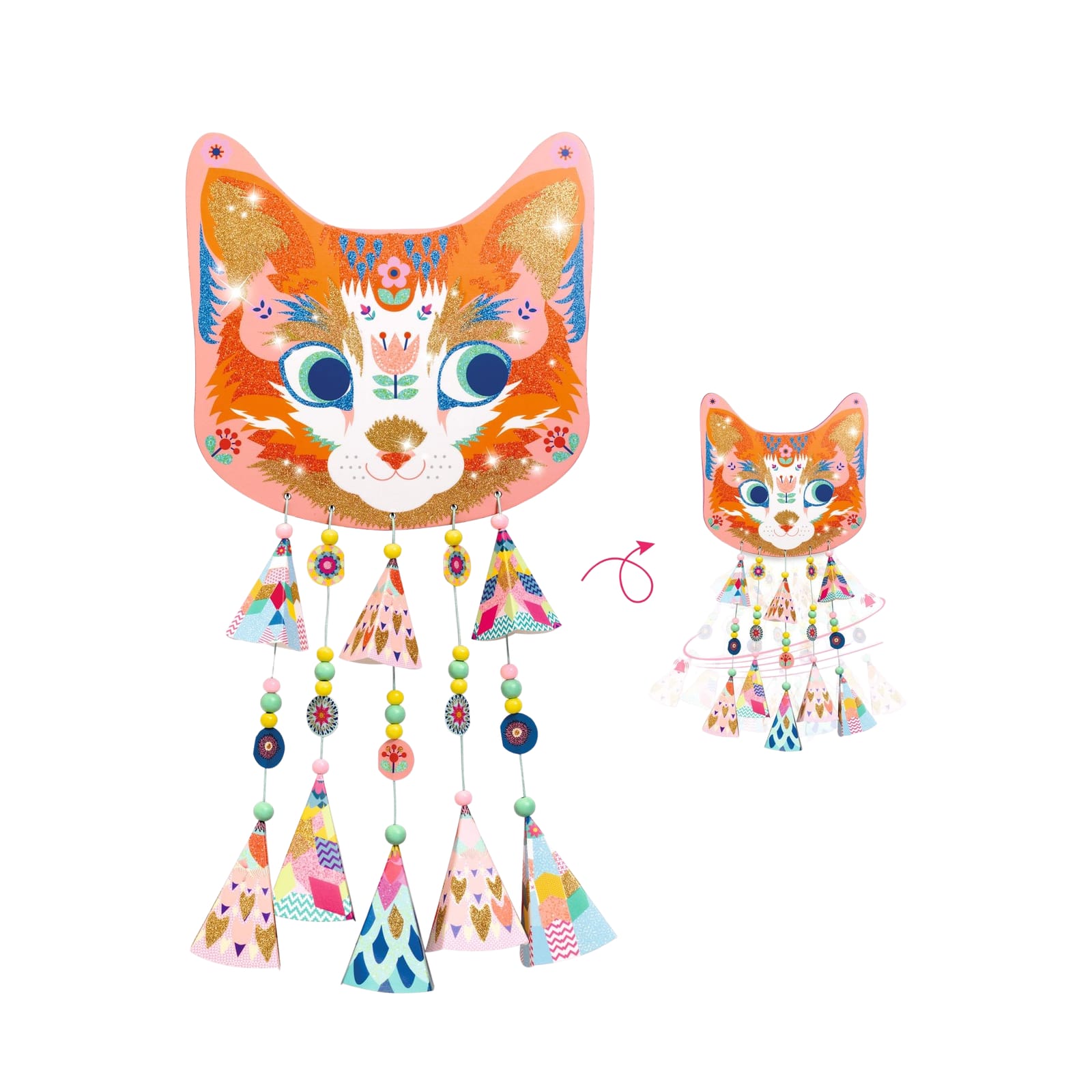Do It Yourself Craft Set - Kitty Wind Chime